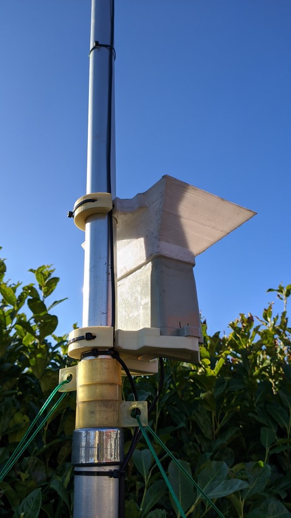 Funnel extension rain gauge / tipping bucket (weather station) by