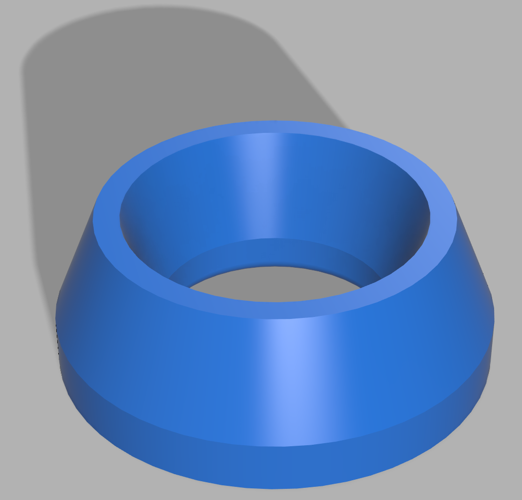 Small and large Airlock Inlets for Shop Vac hoses. Includes Fusion files.