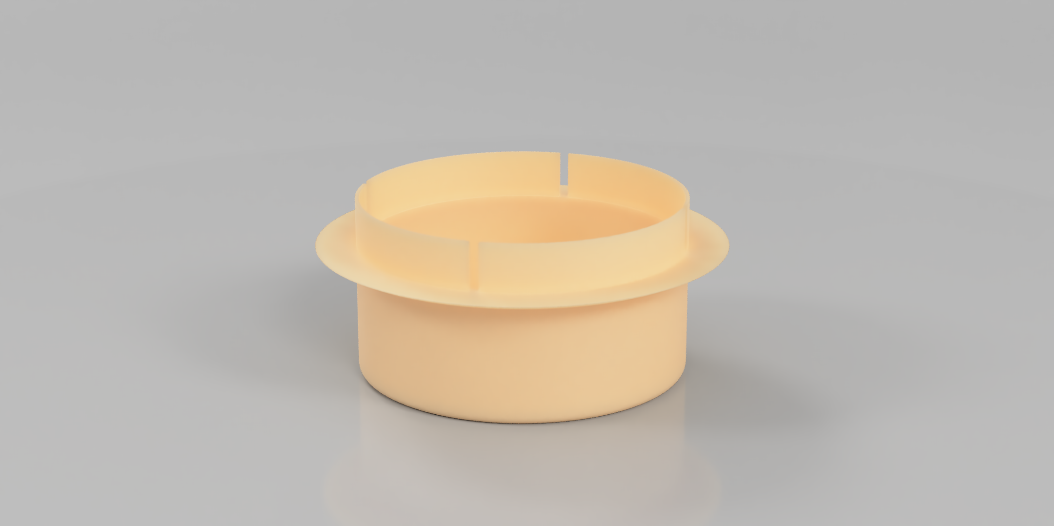 Round Electrical box extended cover ( 70mm / 28mm deep)