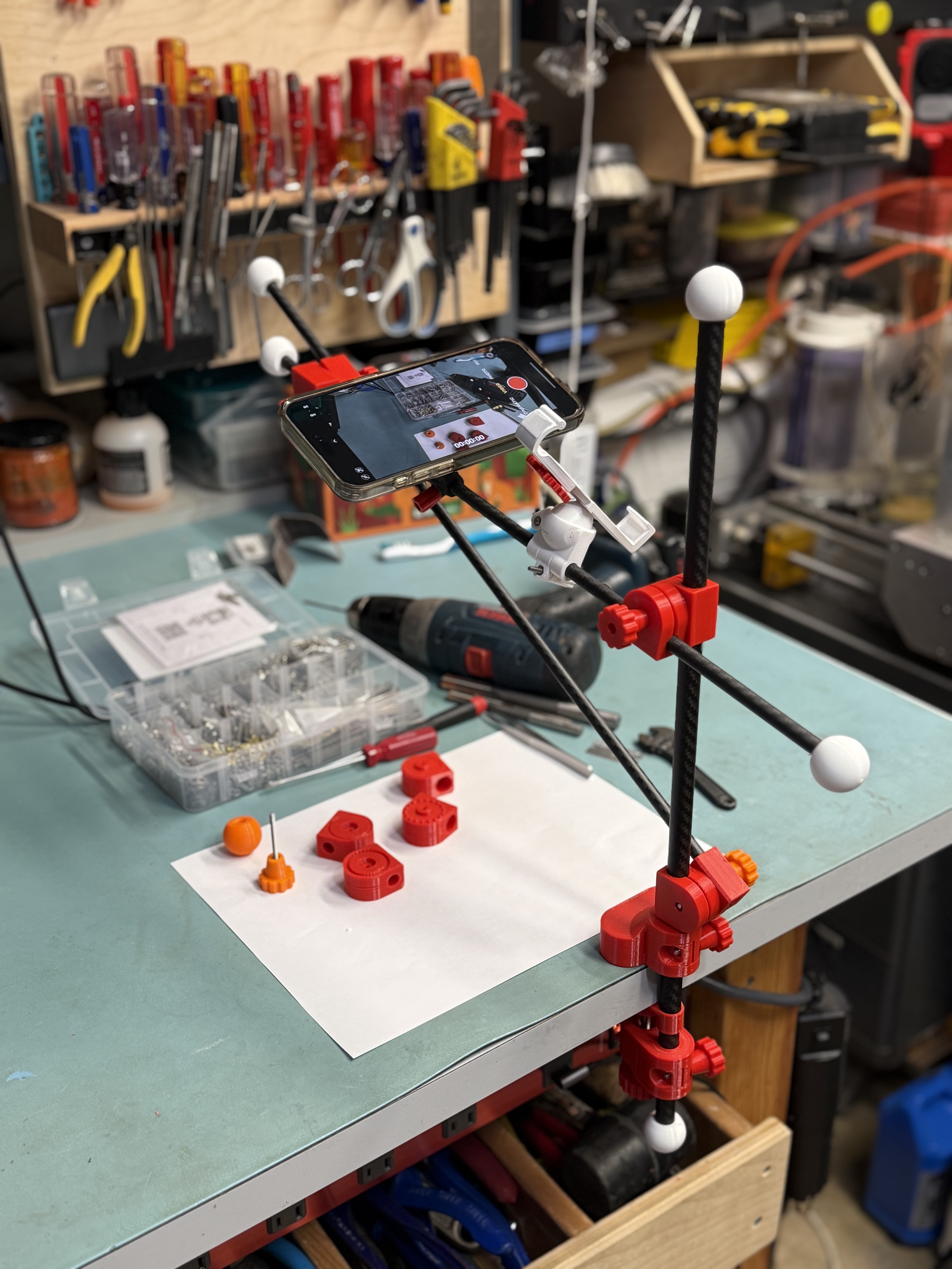 Modular Carbon Fiber Articulated Arm & Clamp — thumbnail 2