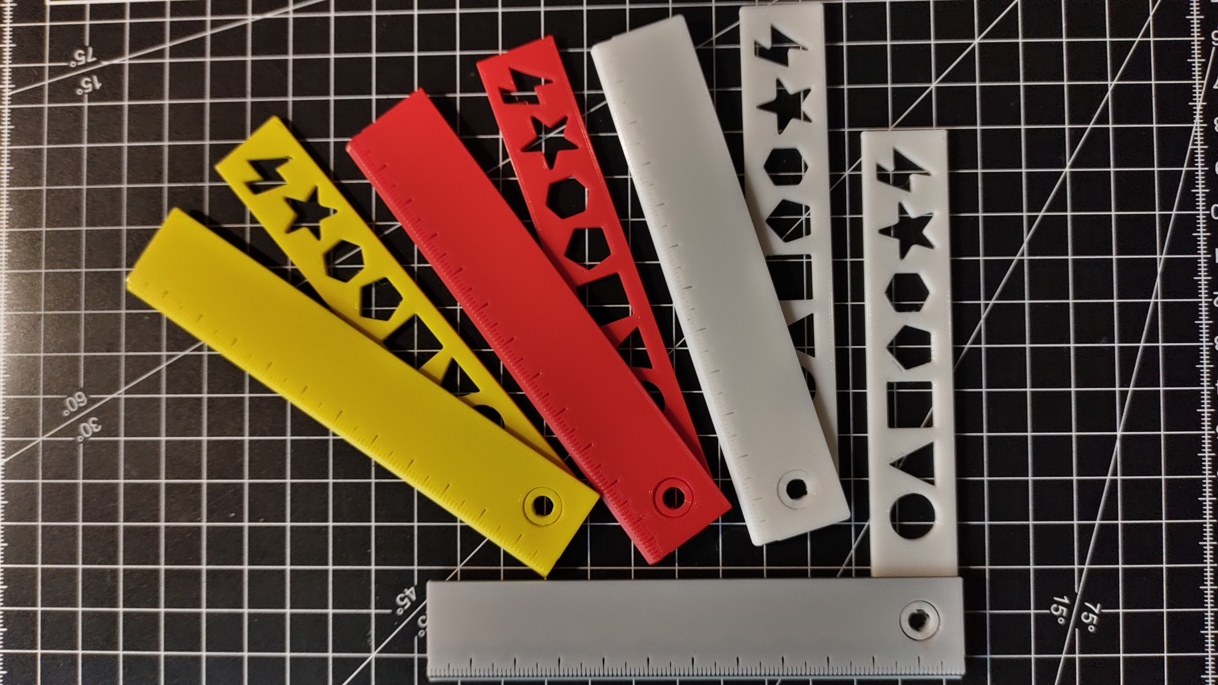 Foldout Stencil Ruler