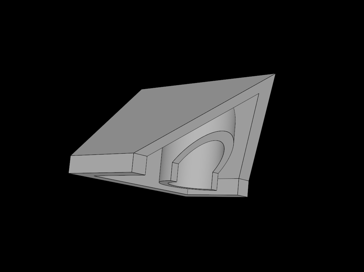 Lego Compatible (3049a.dat) Slope Brick 45 1 x 2 Double / Inverted with Centre Tube