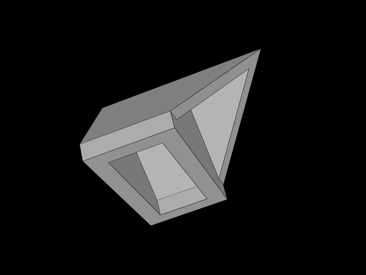 Lego Compatible (3049c.dat) Slope Brick 45 1 x 2 Double / Inverted without Centre Stud