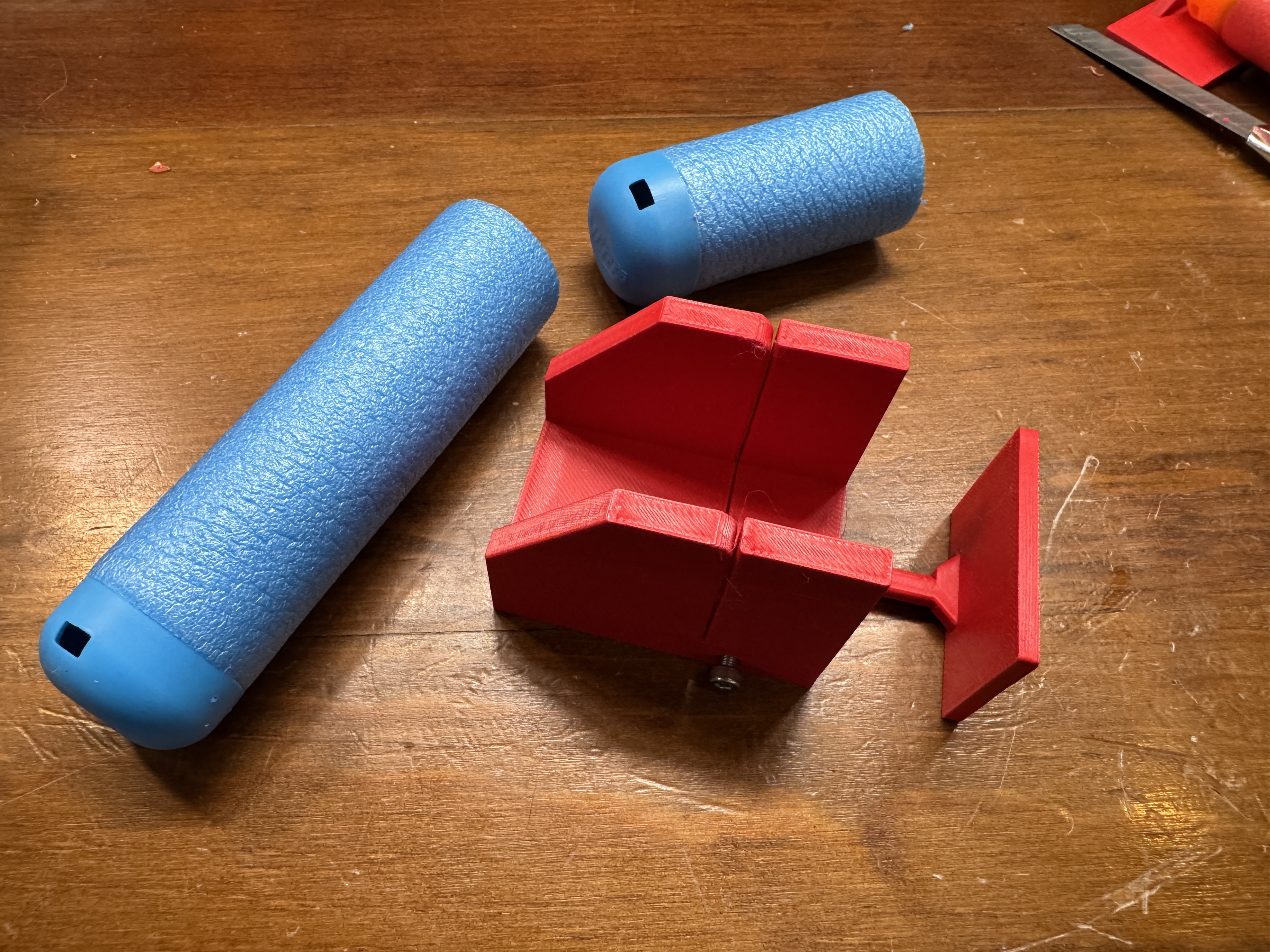 Foam Dart Cutting Jig for Shell Fed Blasters (For cutting Mega and Mega XL Darts)