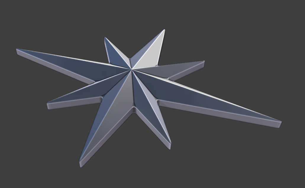 Simple Christmas Nativity Star