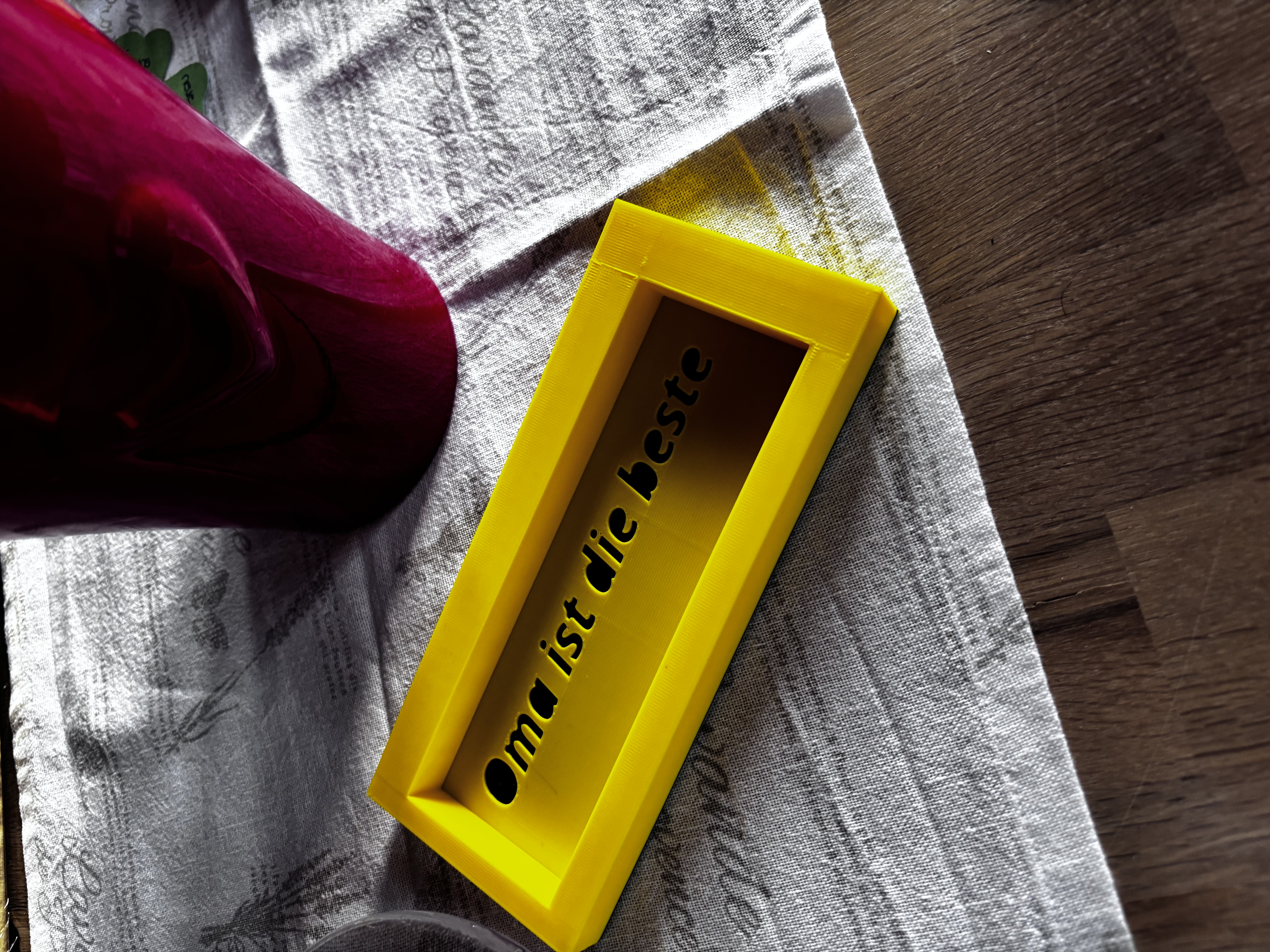 Tablett "Oma ist die Beste"