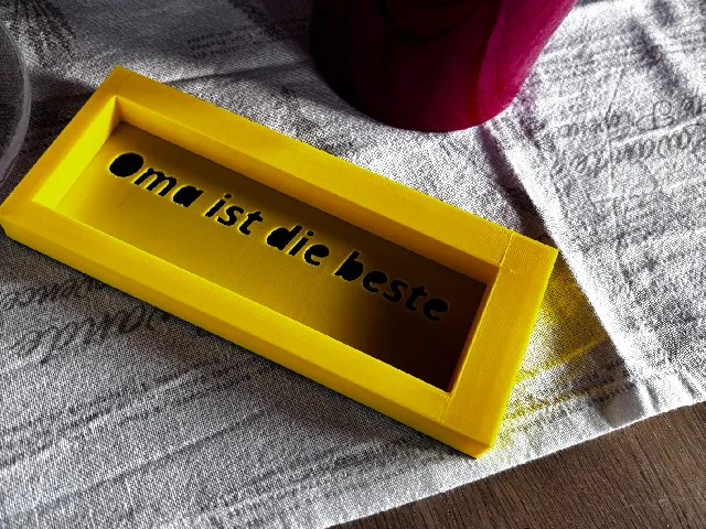 Tablett "Oma ist die Beste"