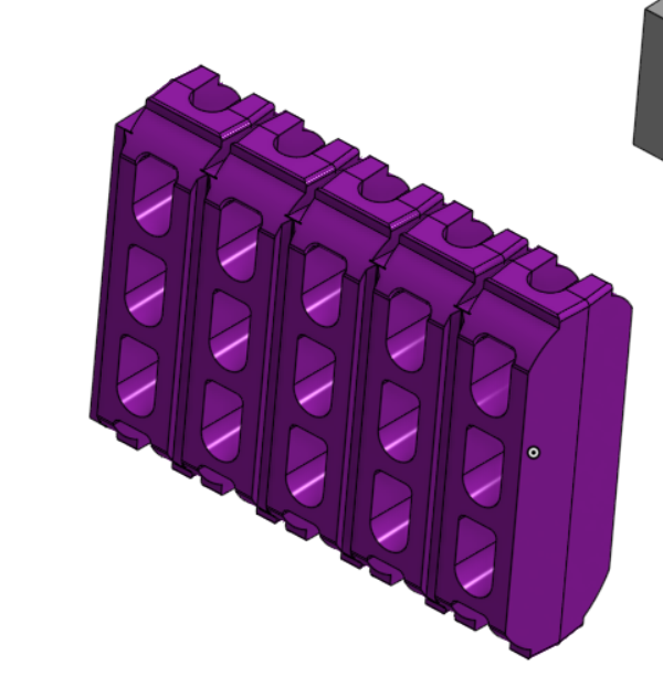 2x1 tube crush block