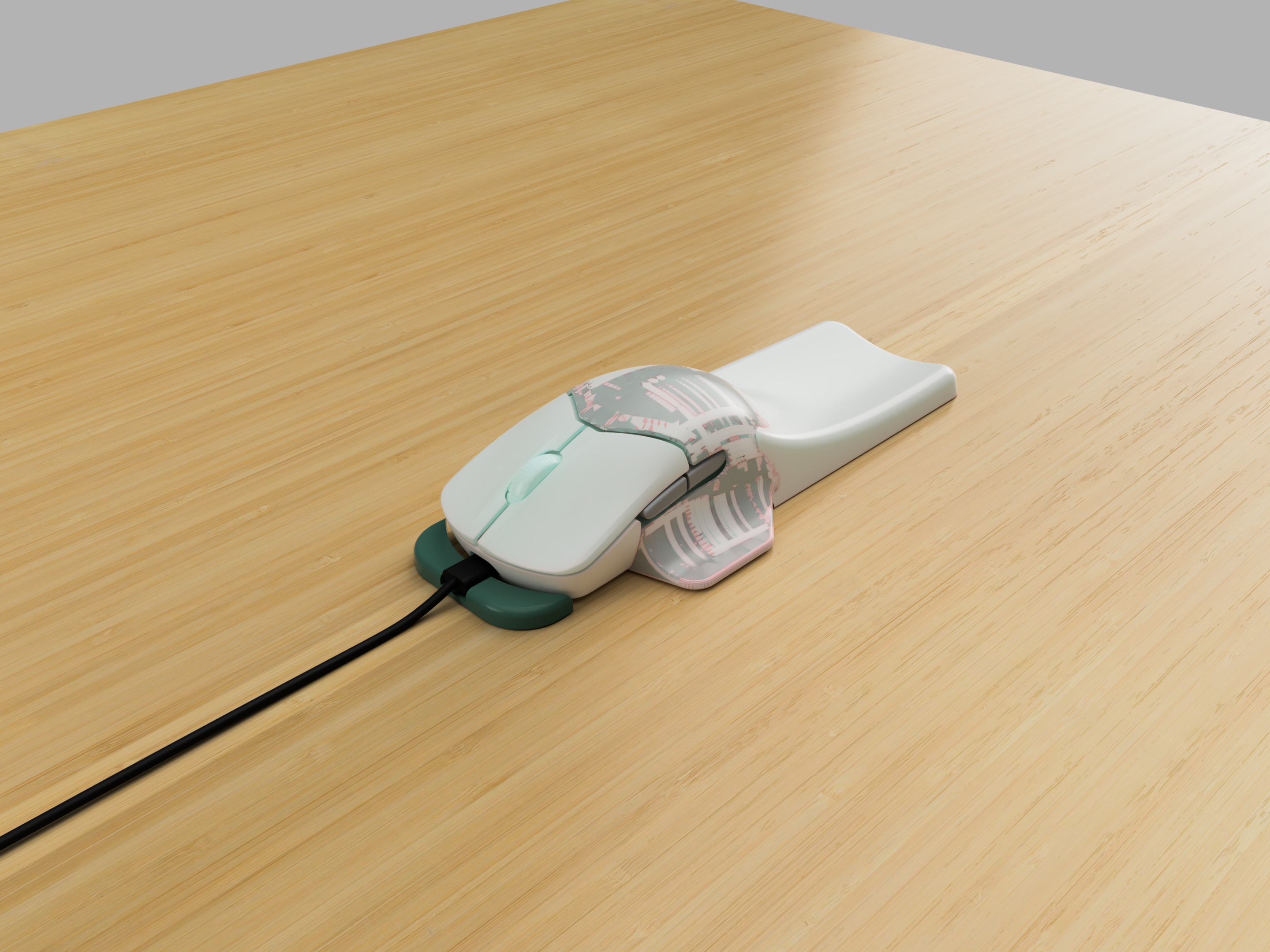 Economic wrist rest