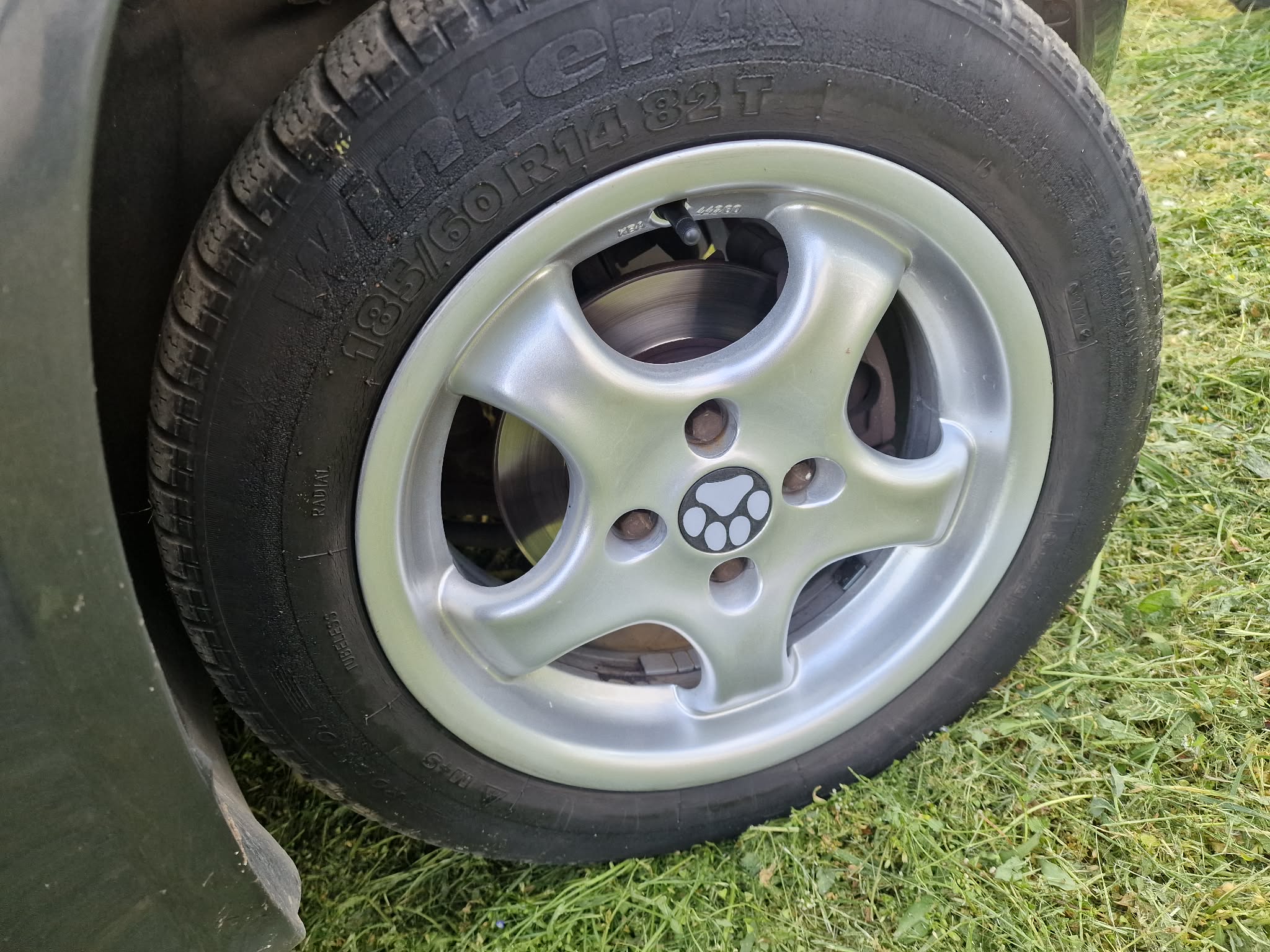 Rim plug with paw
