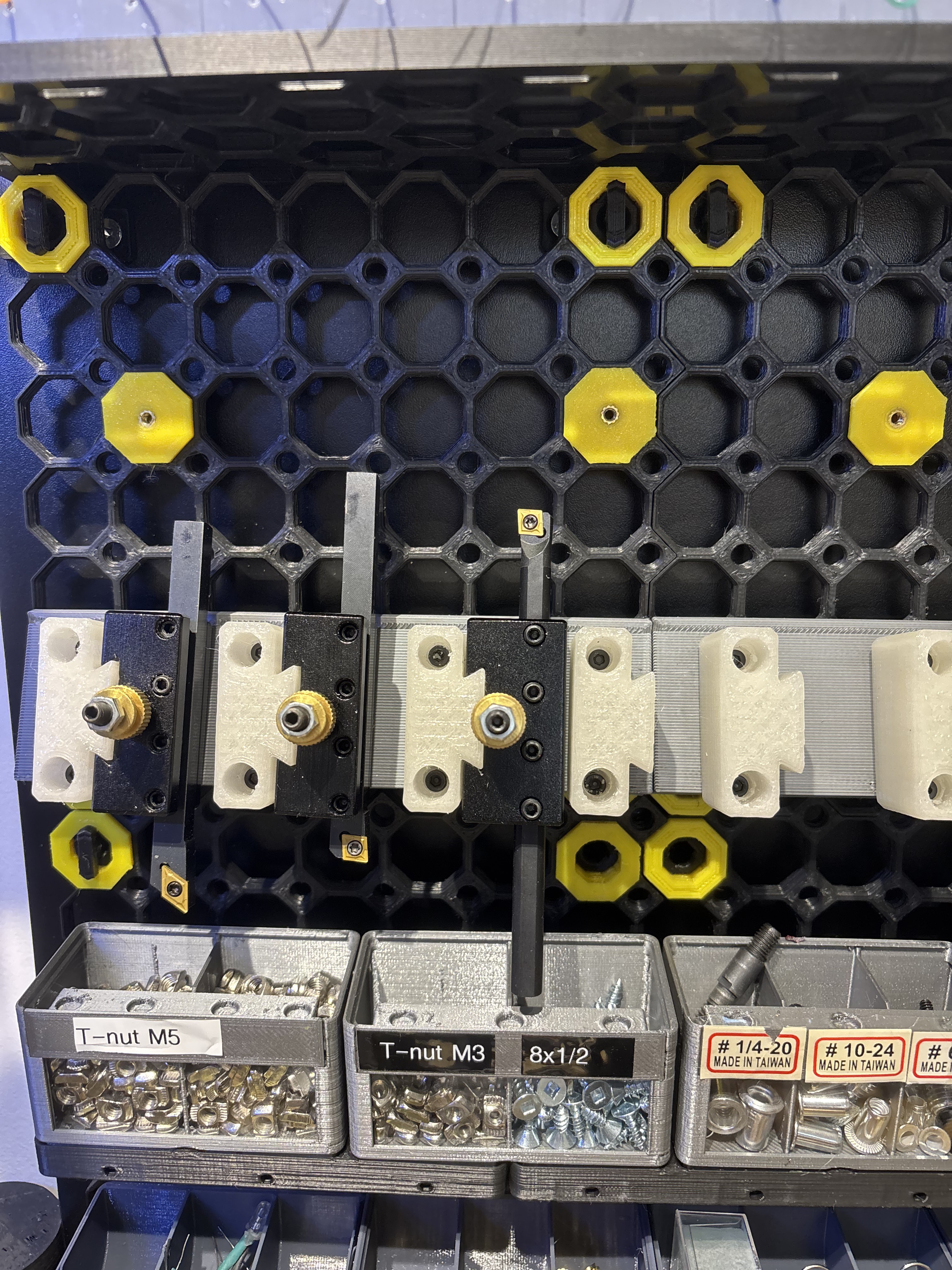 Lathe Tool holder wall mount