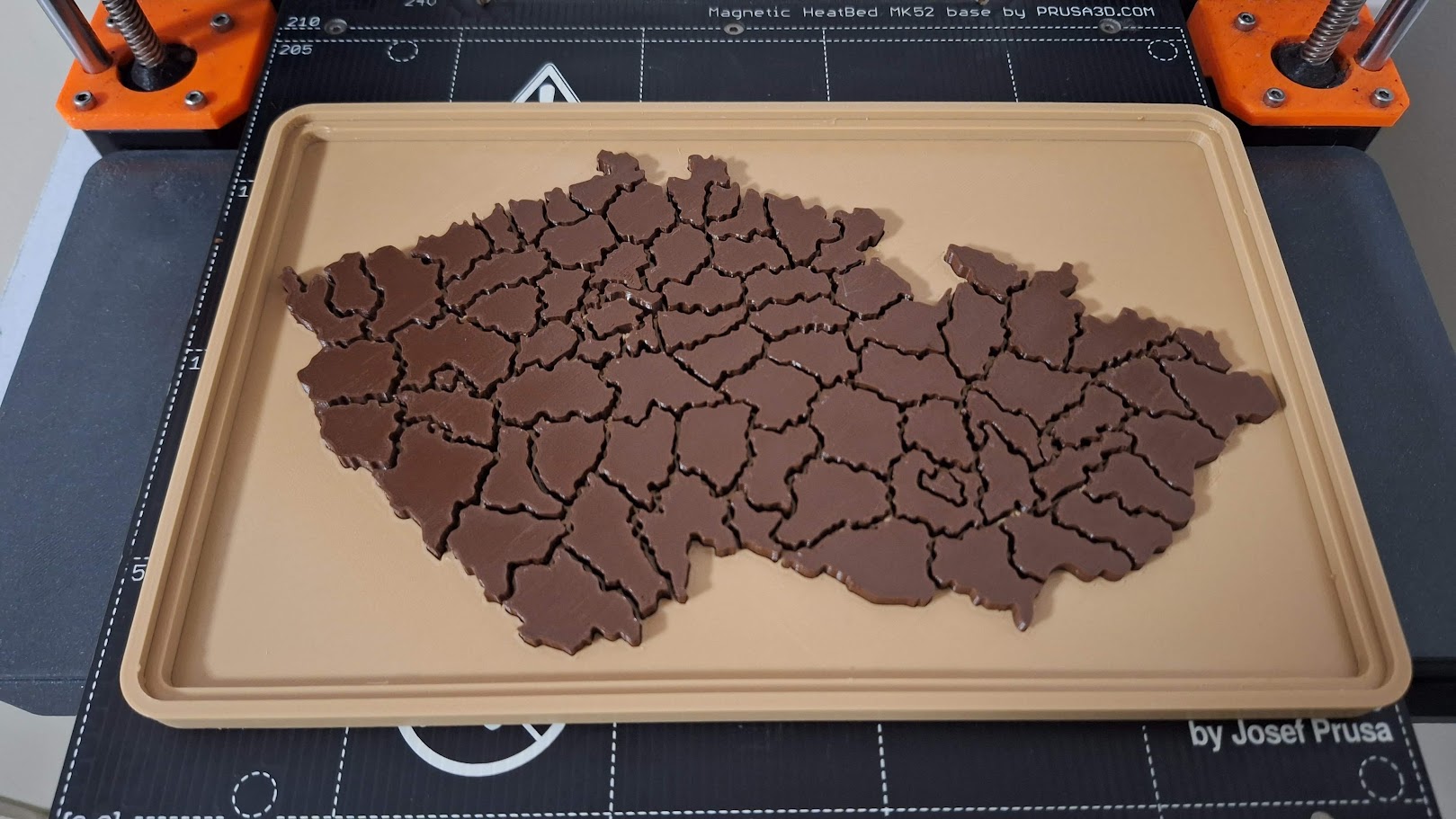 Puzzle - Okresy ČR (Česká Republika) / Districts of Czech Republic