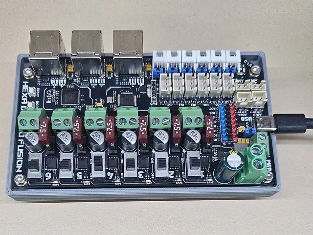 FYSETC Hexa Distro Fusion Board DIN Mount