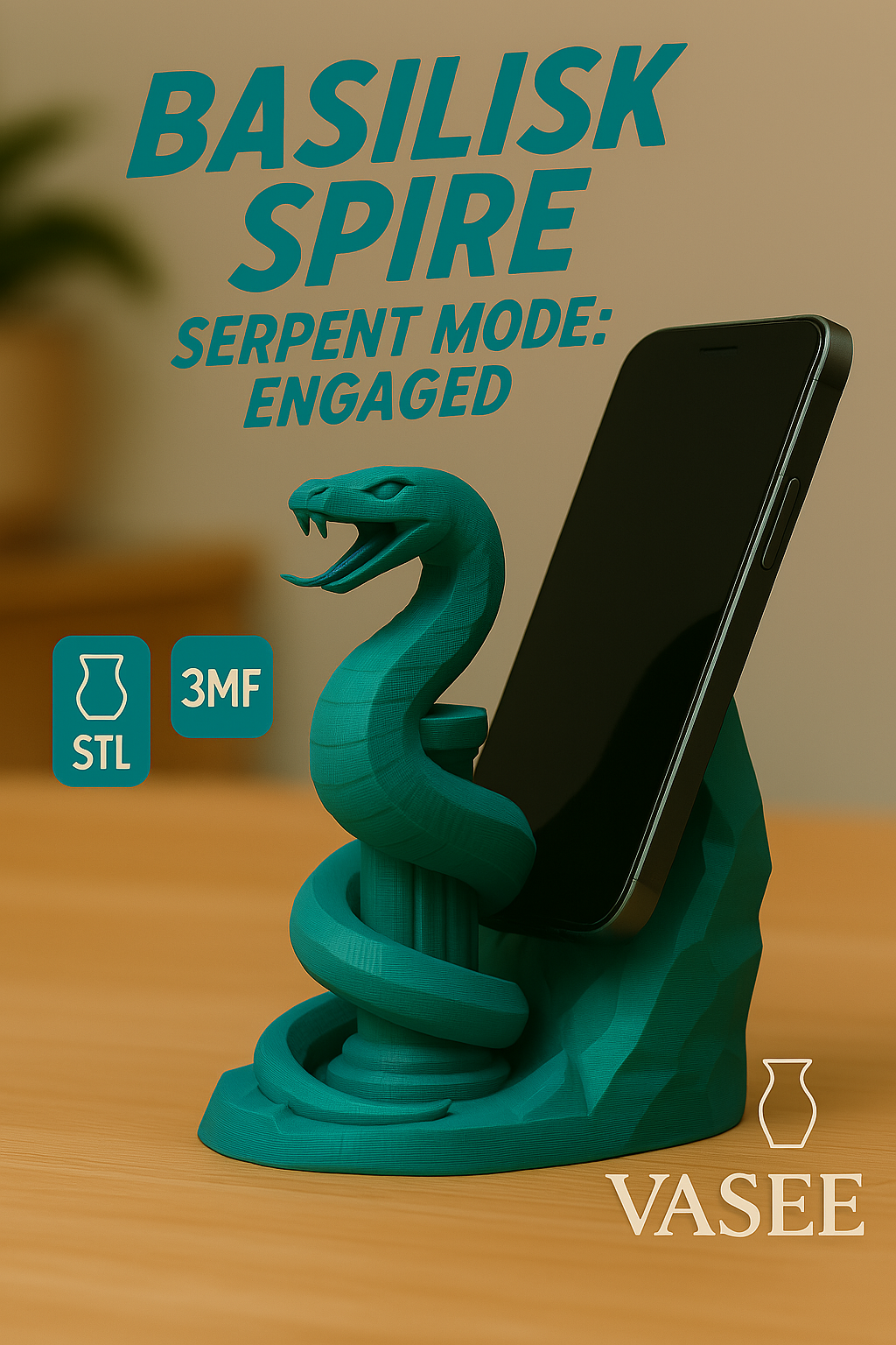 Cool Phone Holder – Ideal for Desk or Nightstand