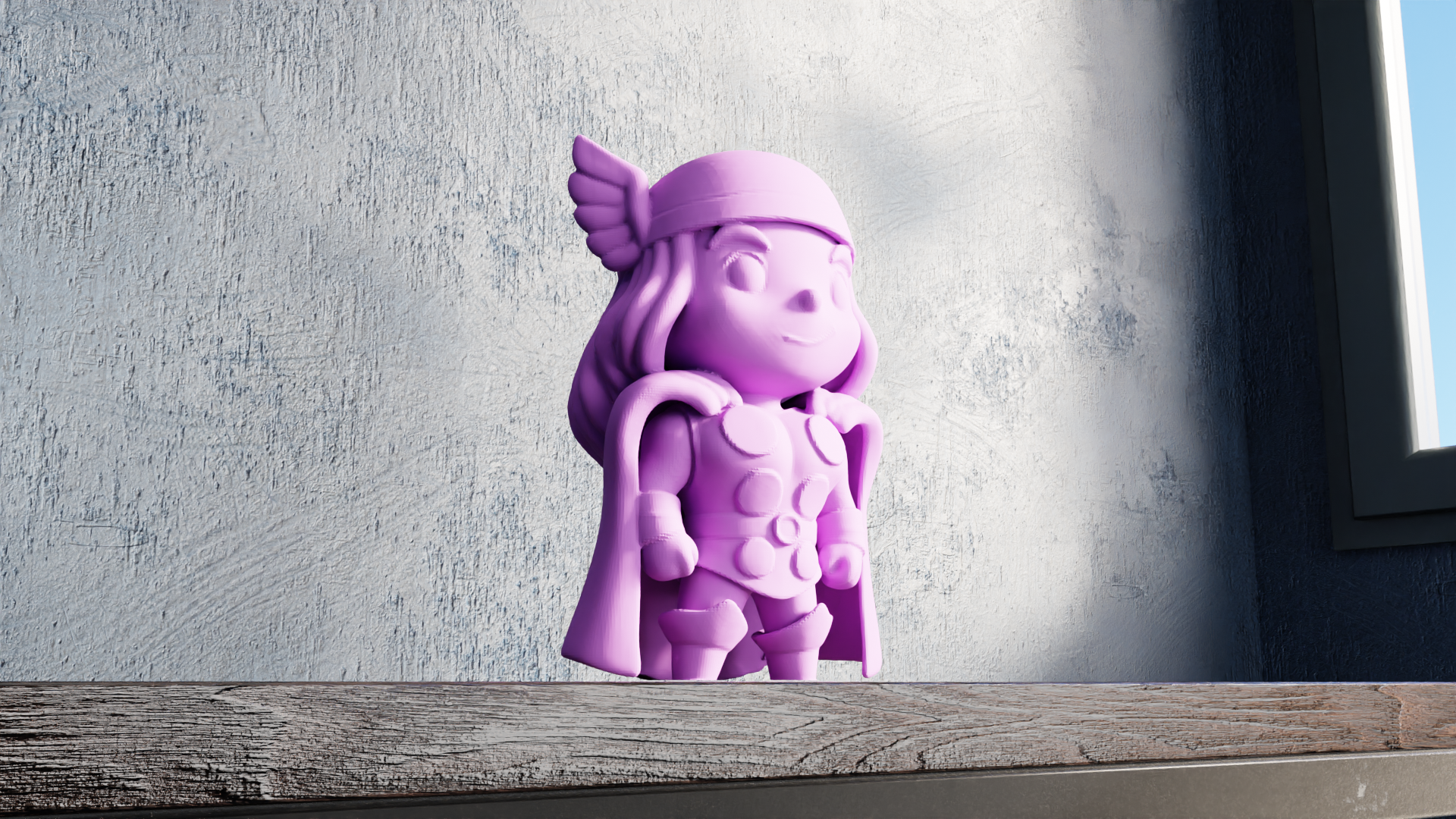 Miniatura 8 do modelo 3D Chibi Thor