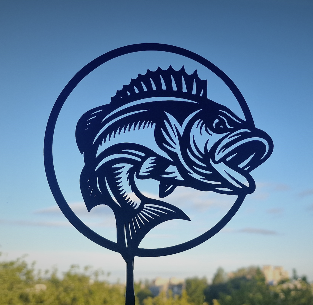Fish silhouette design
