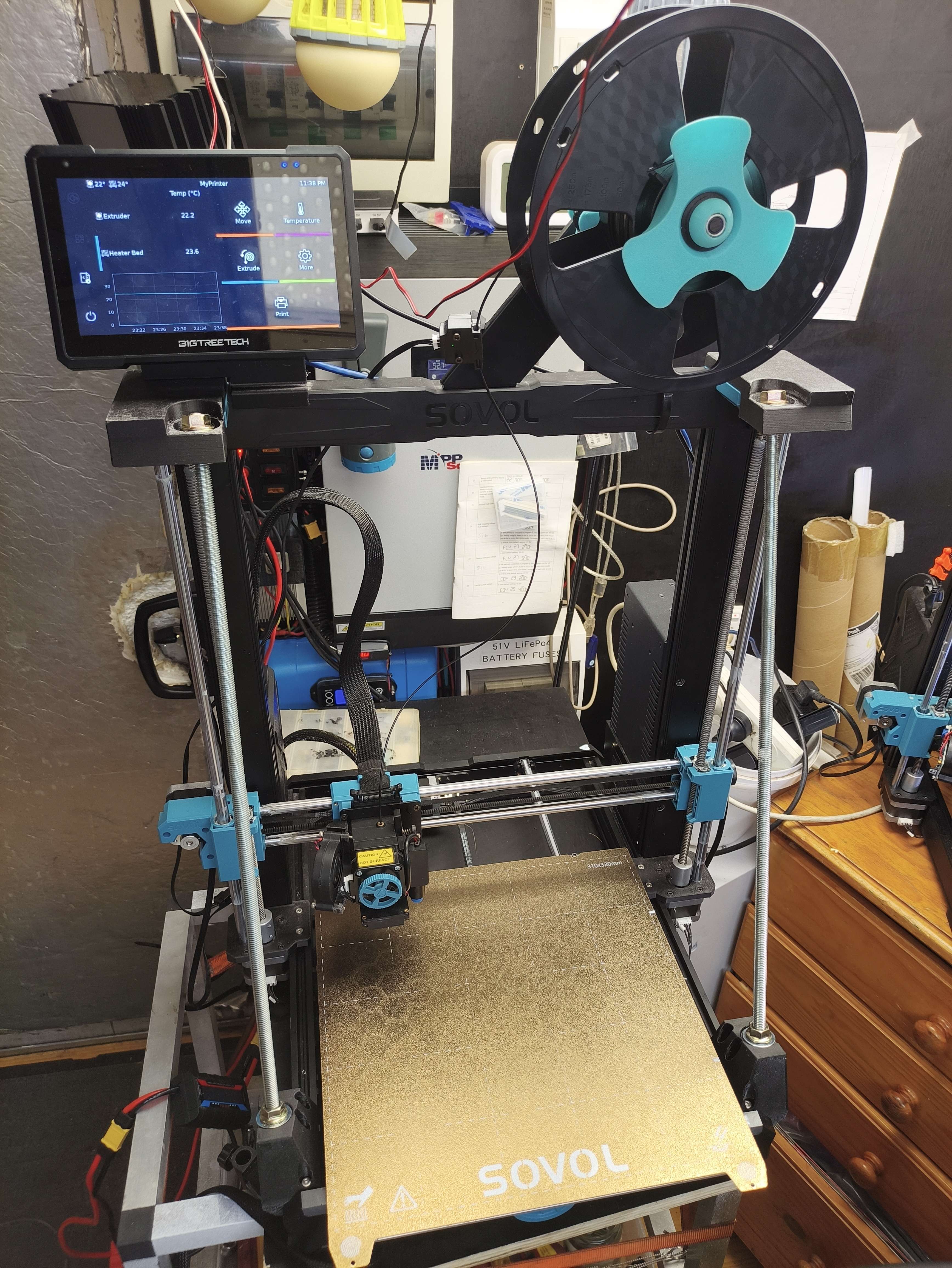 SV06 / SV06 Plus Spool rewinder and Mount , printed or metal coil spring — thumbnail 5