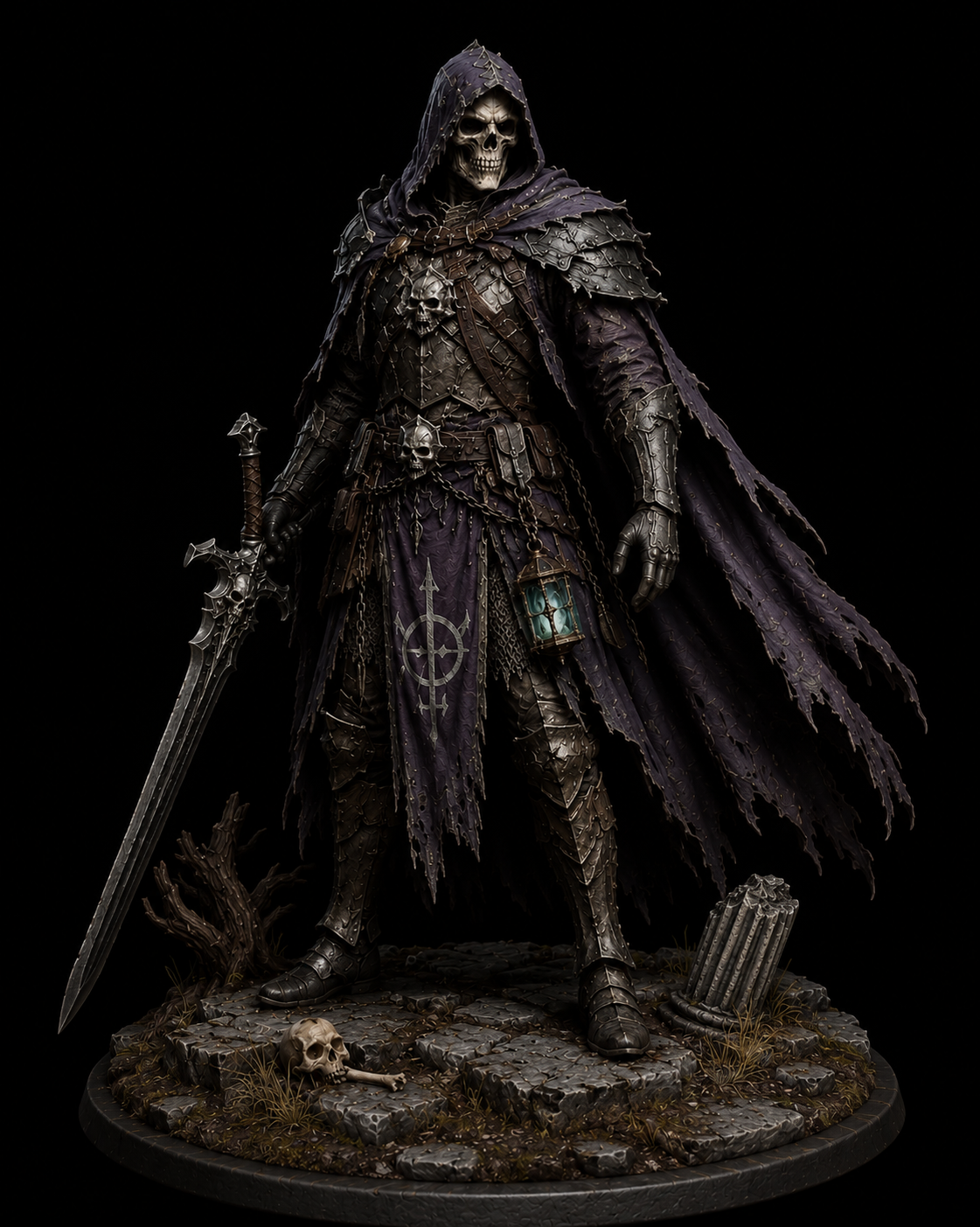 Hooded Skull Knight (DnD)