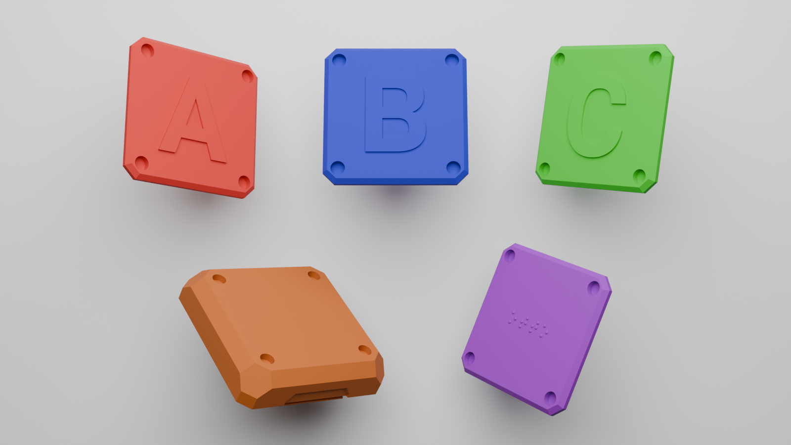 OttoMoji - A set of magnetic plates for HP Otto for use as teaching aids