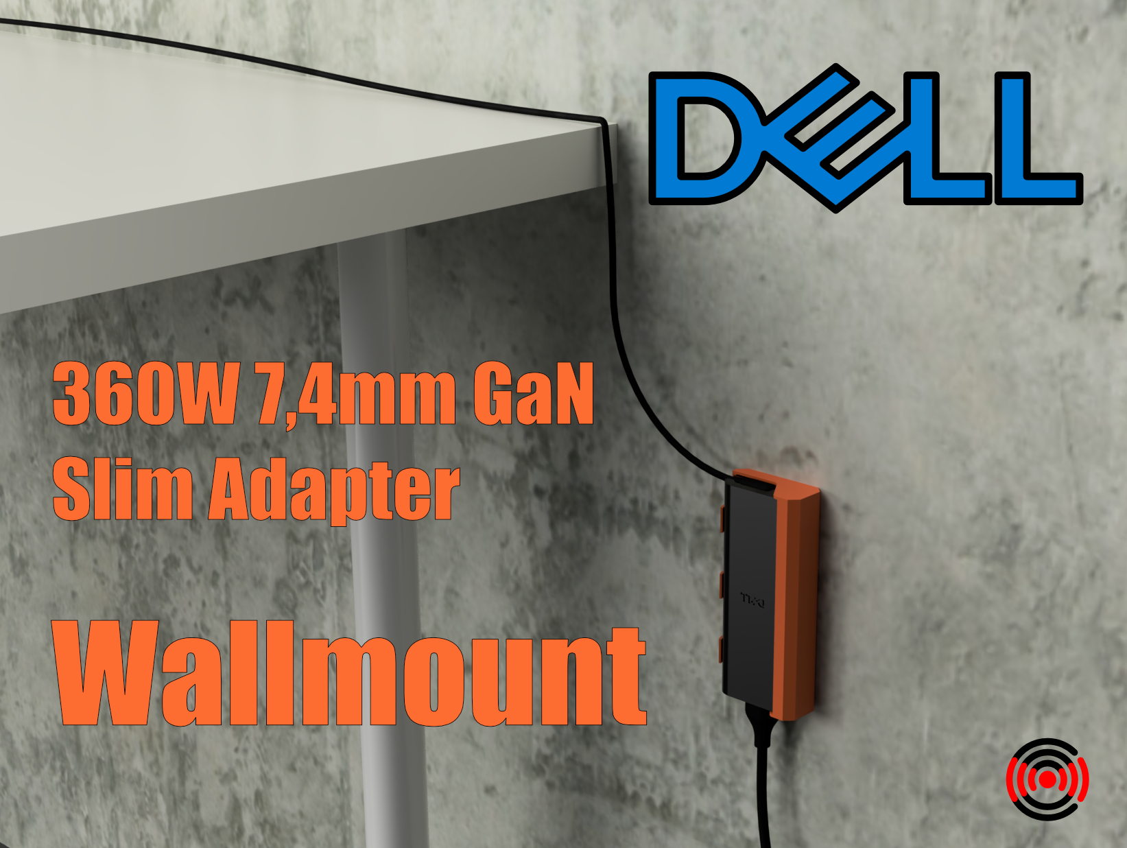 Dell 360W GaN Slim charger holder