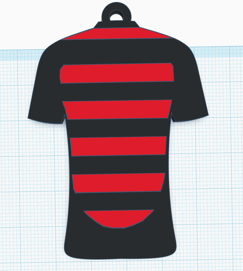 Chaveiro Camisa Flamengo 2025