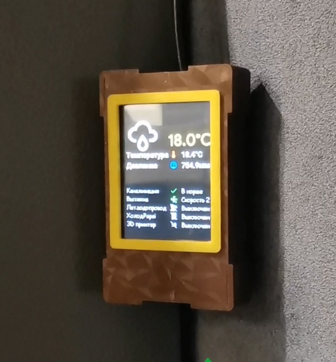 ESP32 case with 2.8 TFT display