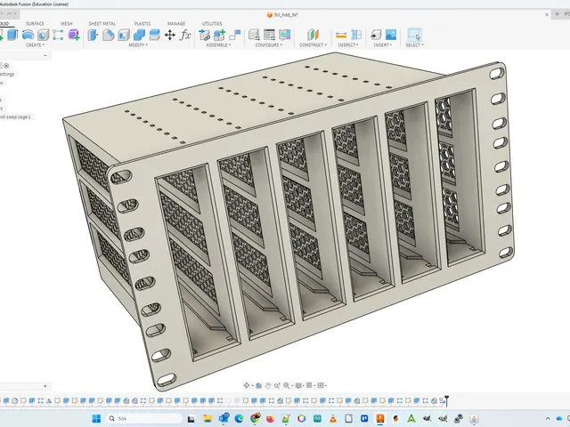 3U 6x 3.5" SATA hdd cage for 10" rack