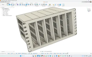 3U 6x 3.5" SATA hdd cage for 10" rack