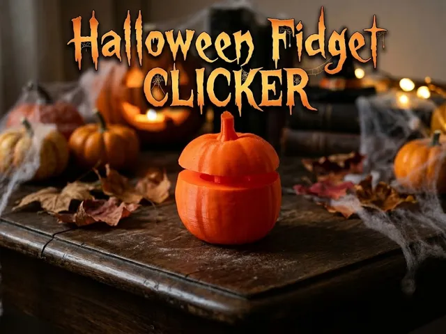 HALLOWEEN Pumpkin Fidget Clicker