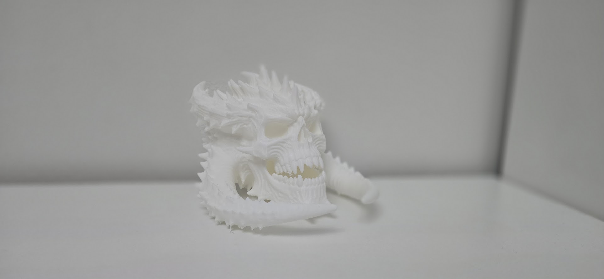 Spiked Dragon Skull