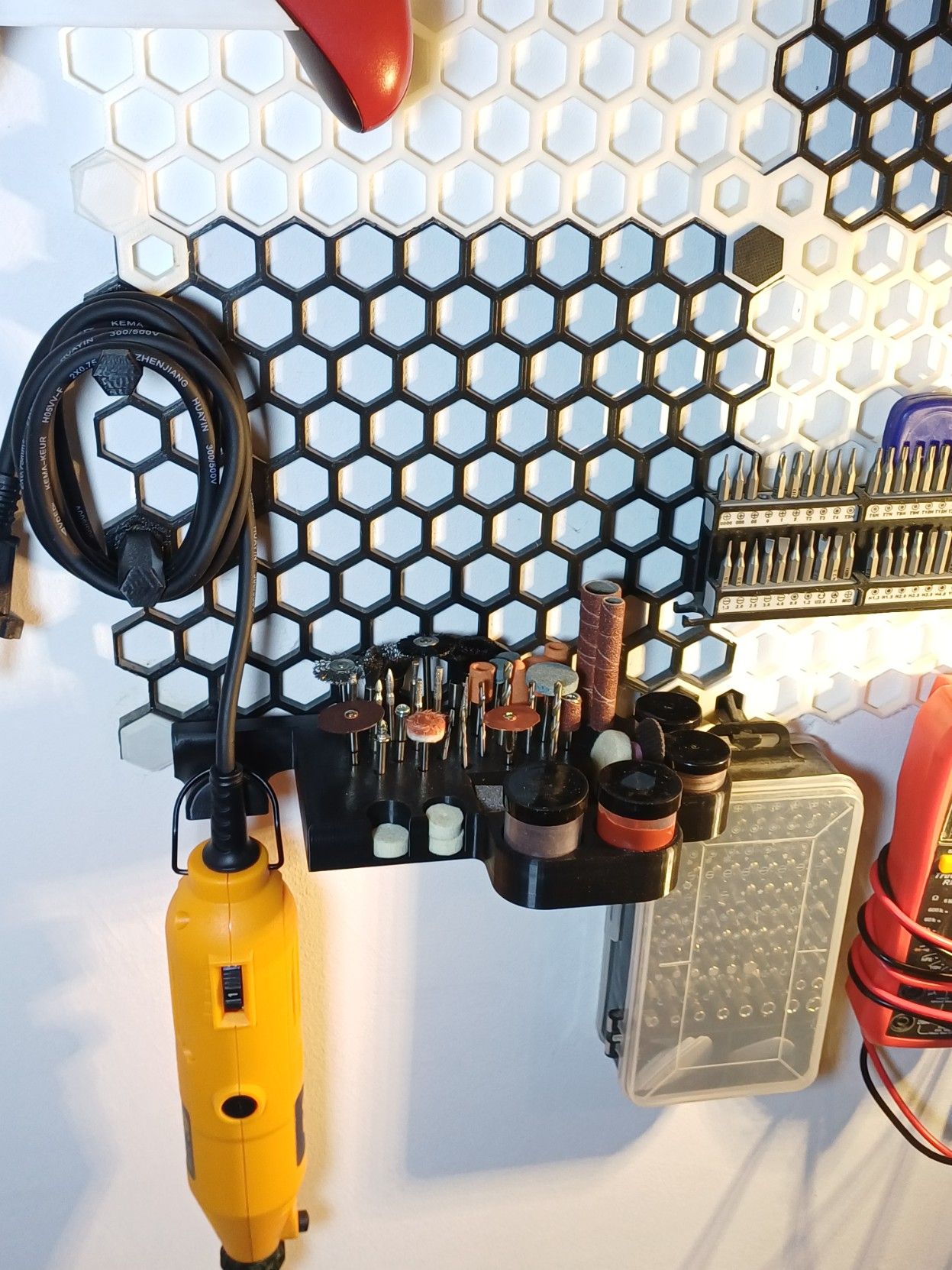 HSW Organizer/Holder for Dremel/Rotary tool, bits and accessories