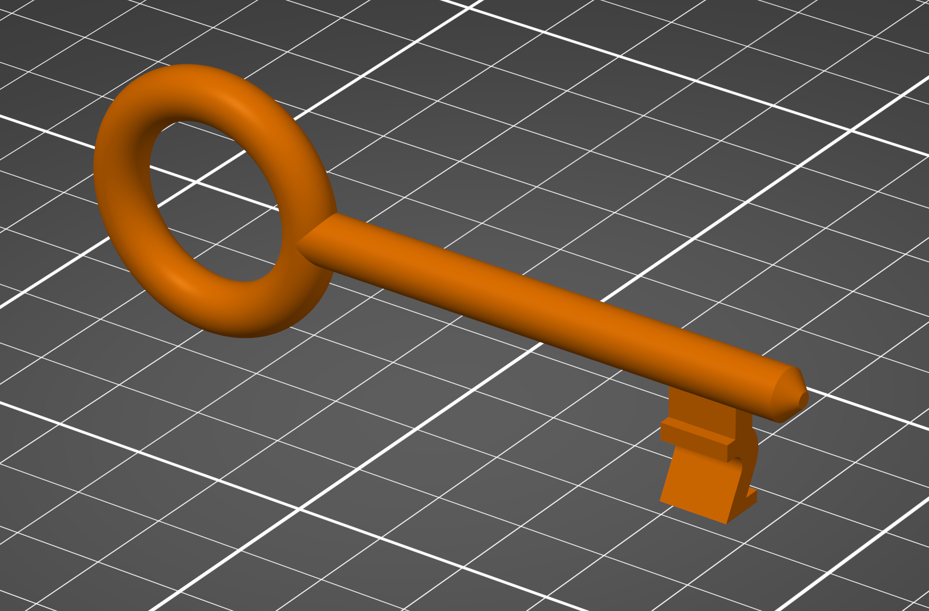 Emergency Warded Key 35 / Nouzový dozický klíč 35