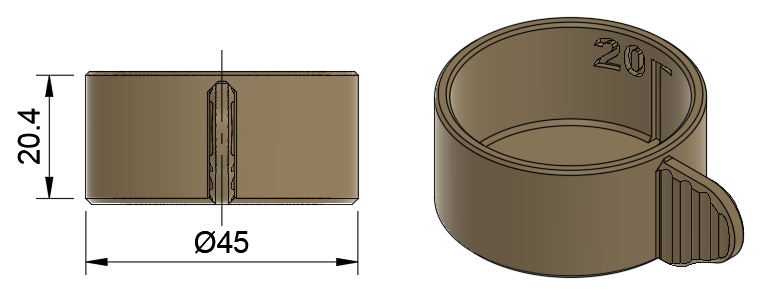 10/20ml all in one measuring cup