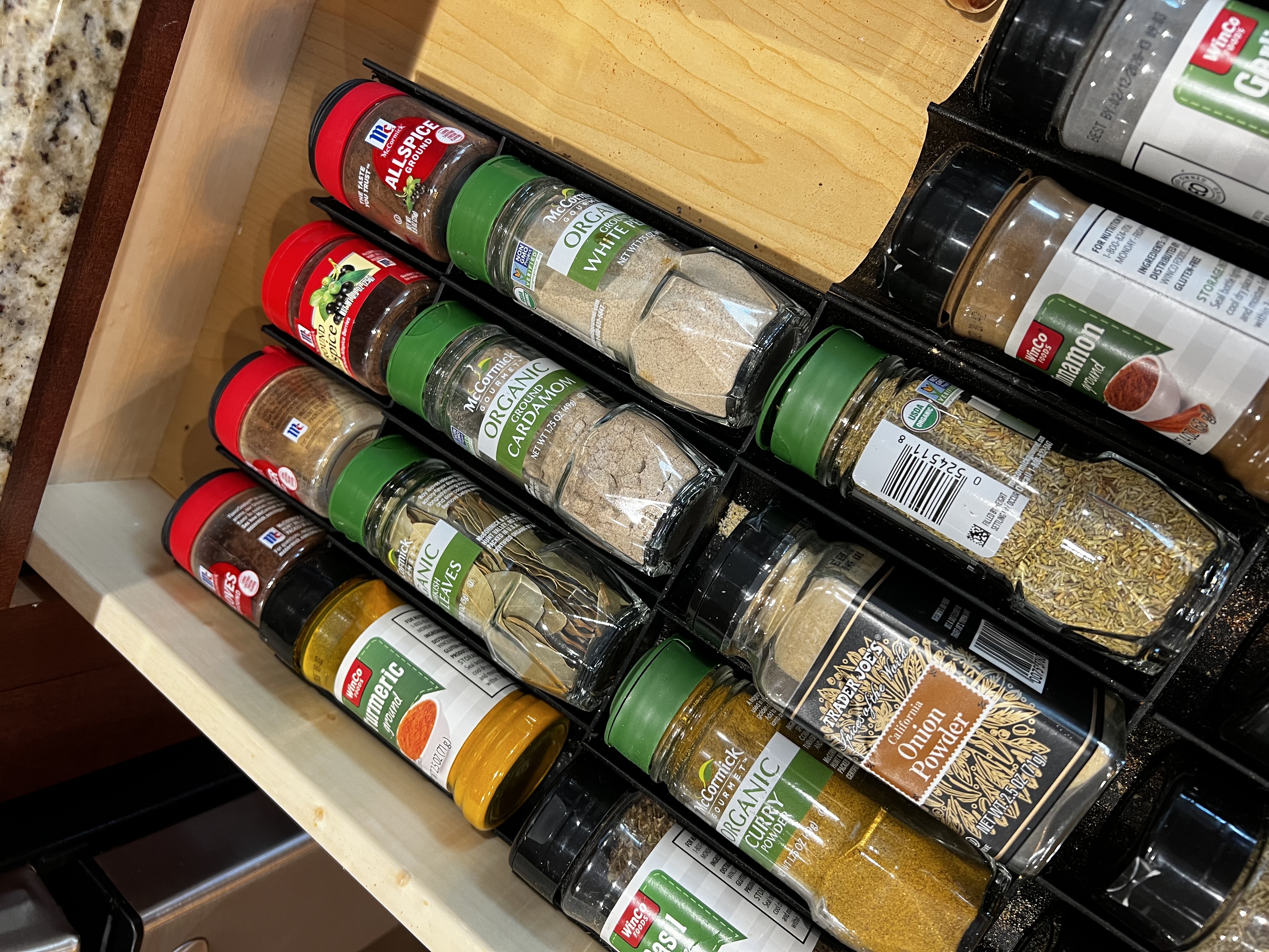 Spice Organizer Set for Short Spice Drawer