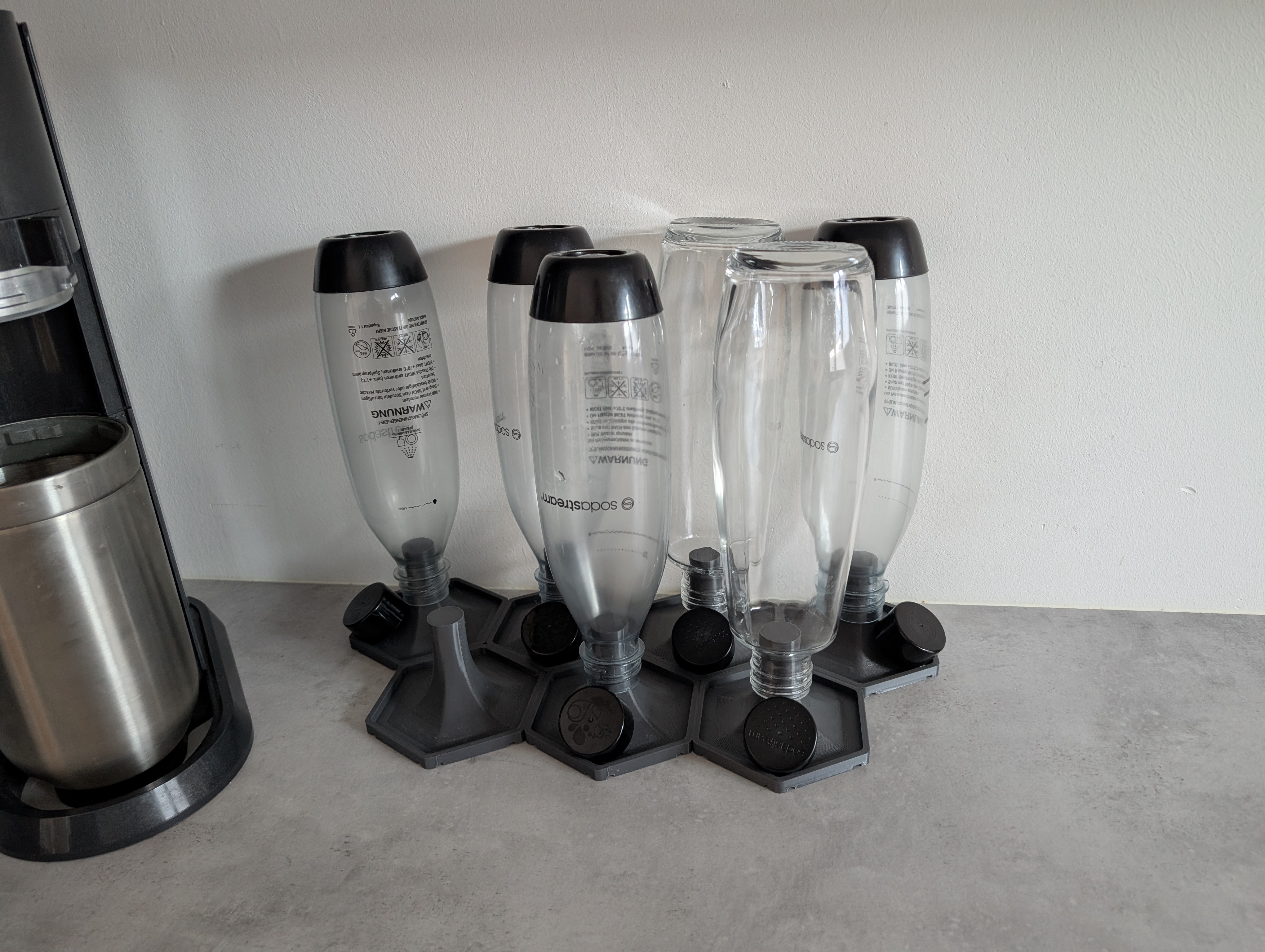 Bottle Holder for draining