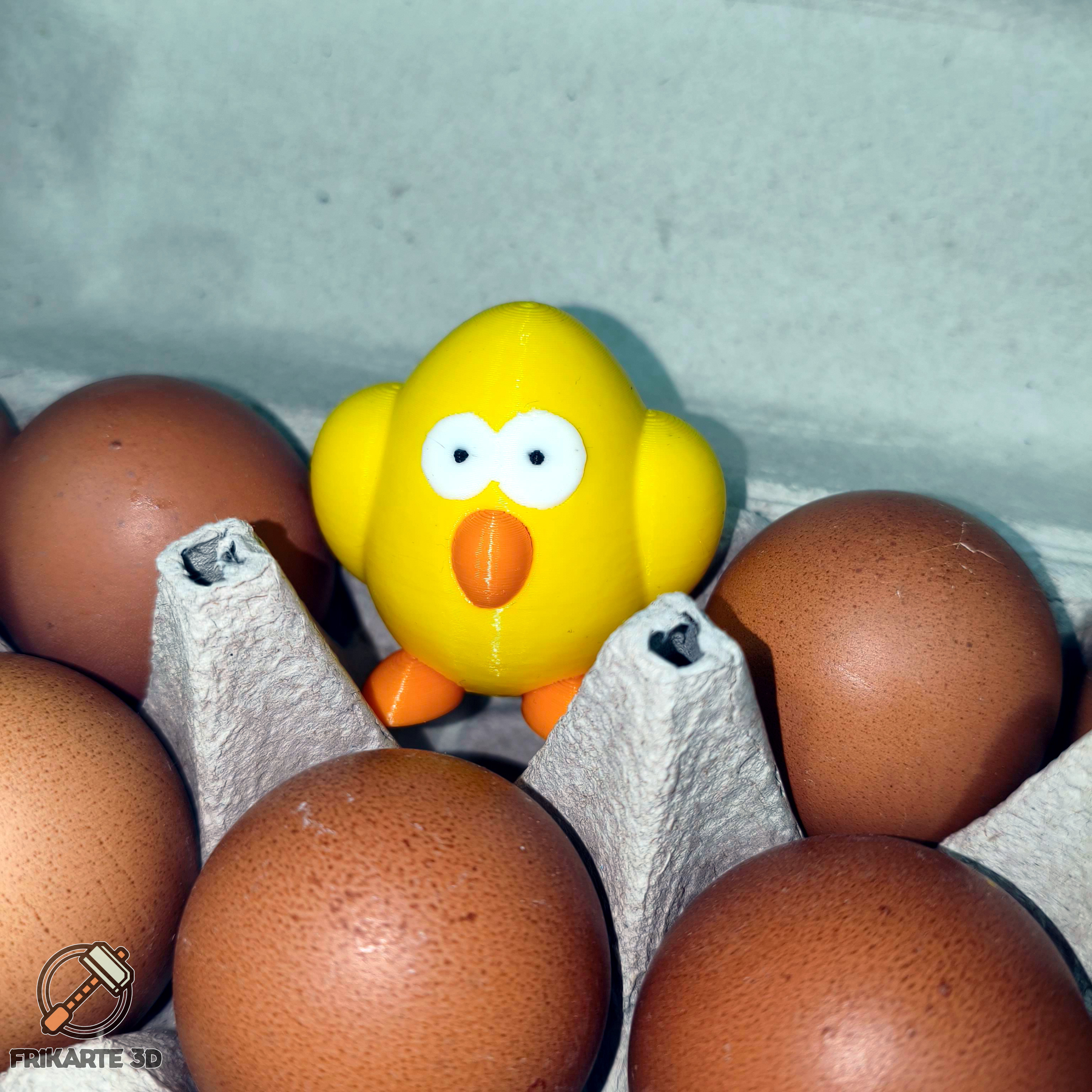 Miniatura 2 do modelo 3D Eggy the Chick