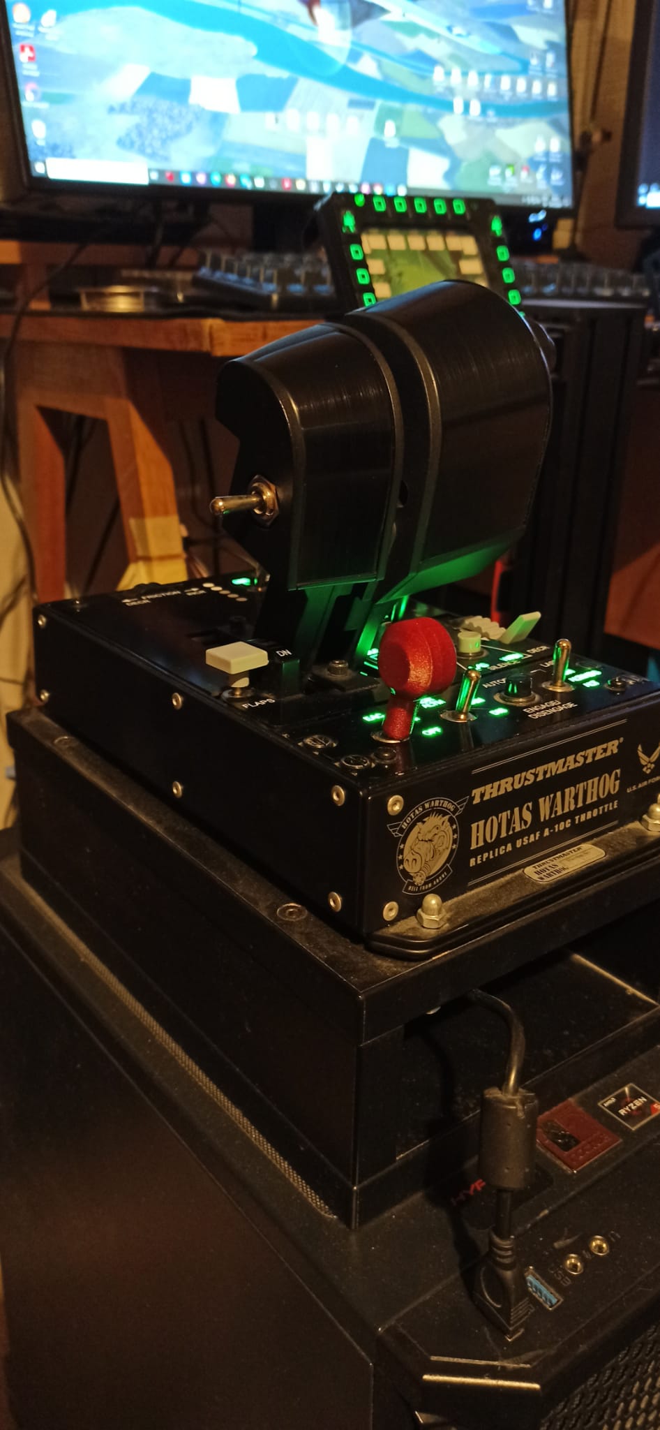 Flight controller stick Thrustmaster hotas warthog