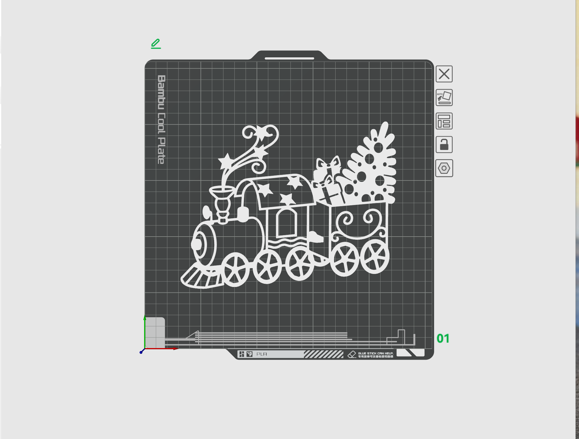 Tren de navidad