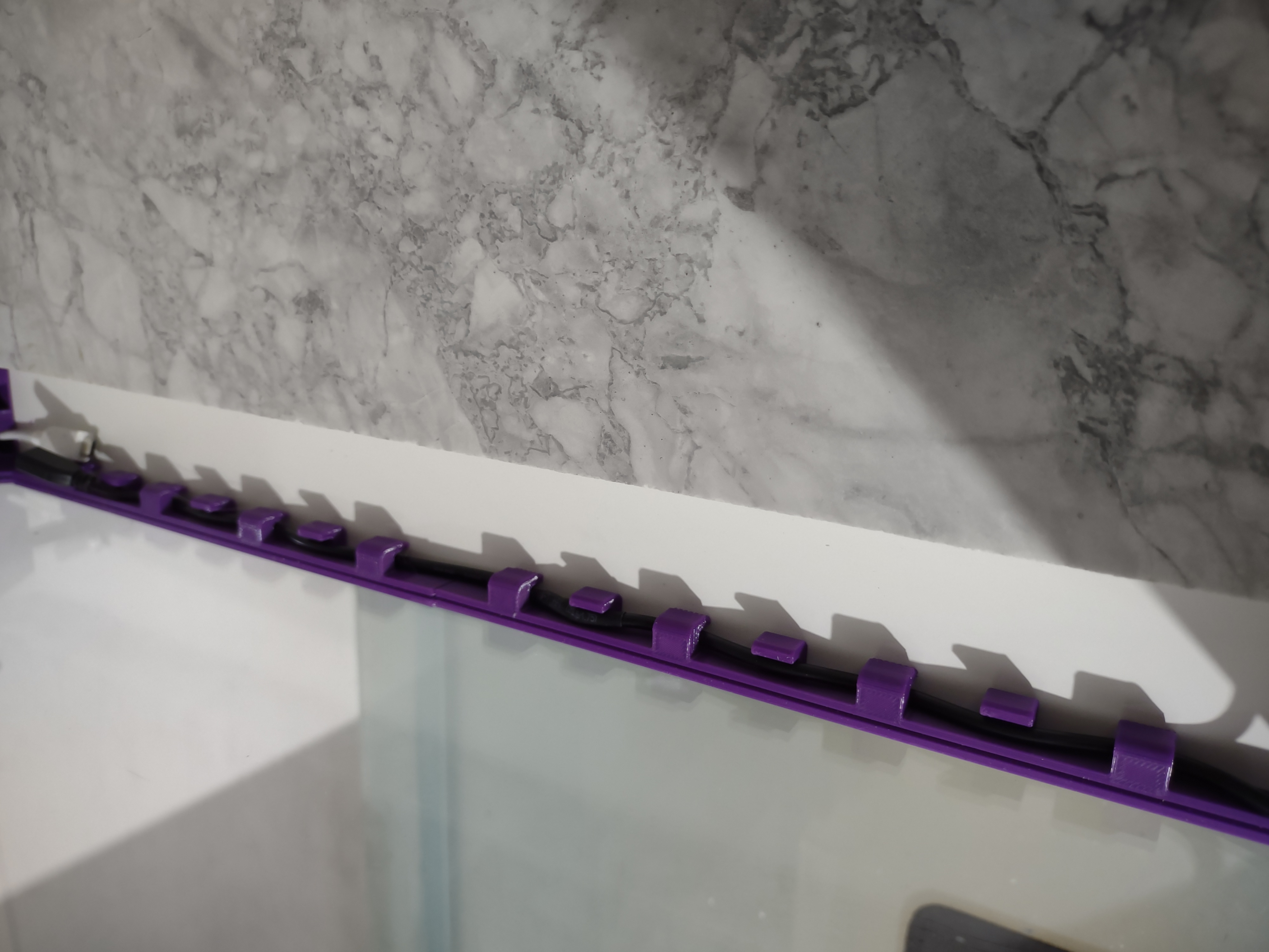 Lack enclosure gap fillers with cable management