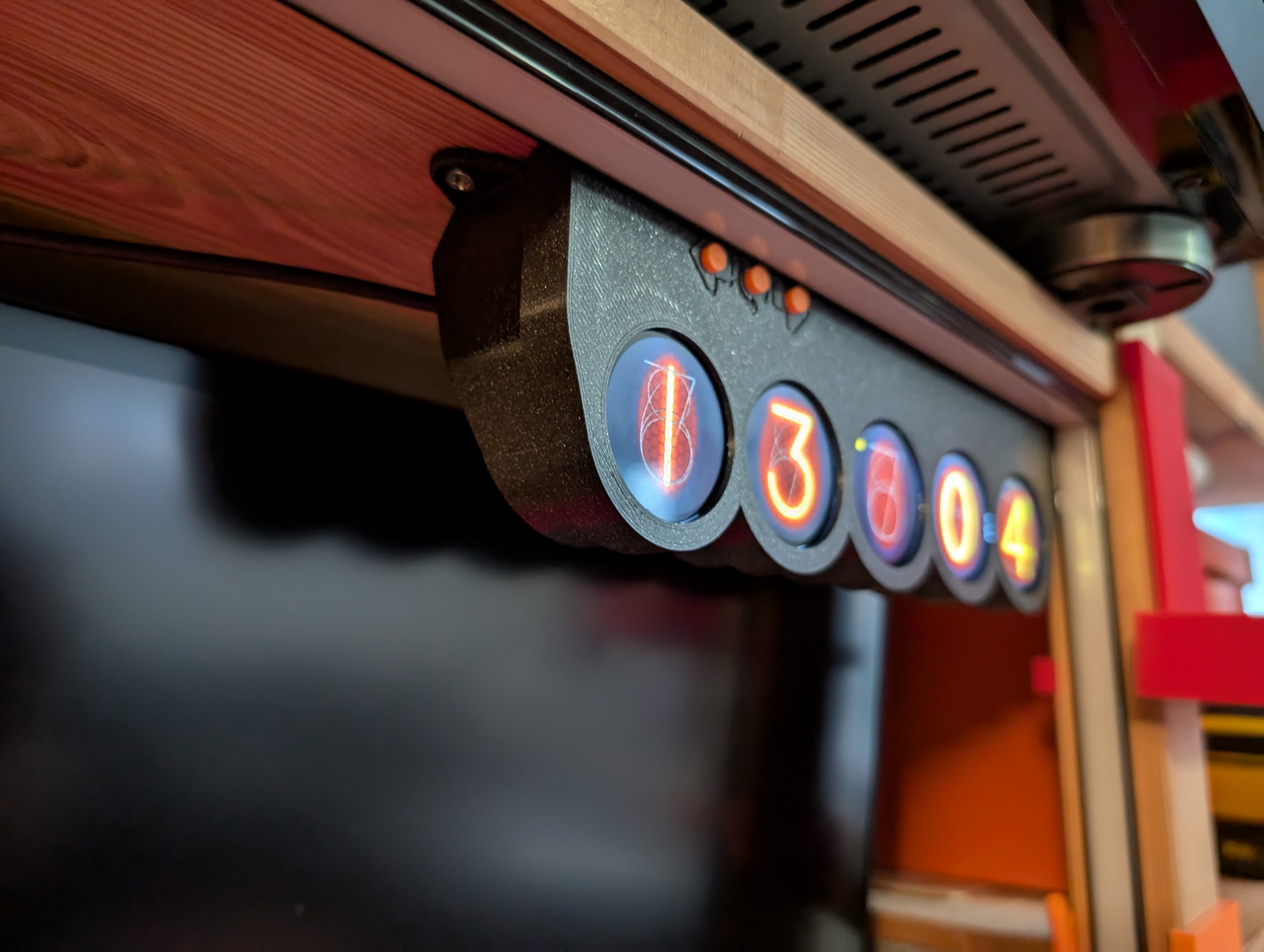 Info Orbs Enclosure - Under shelf mount