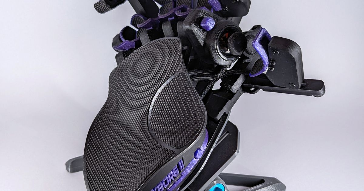 Azeron Cyborg Compact パープル Azeron Cyborg stand by Mordraug | Download free STL model