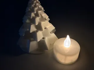 christmas tree led by Nimingo | Download free STL model | Printables.com