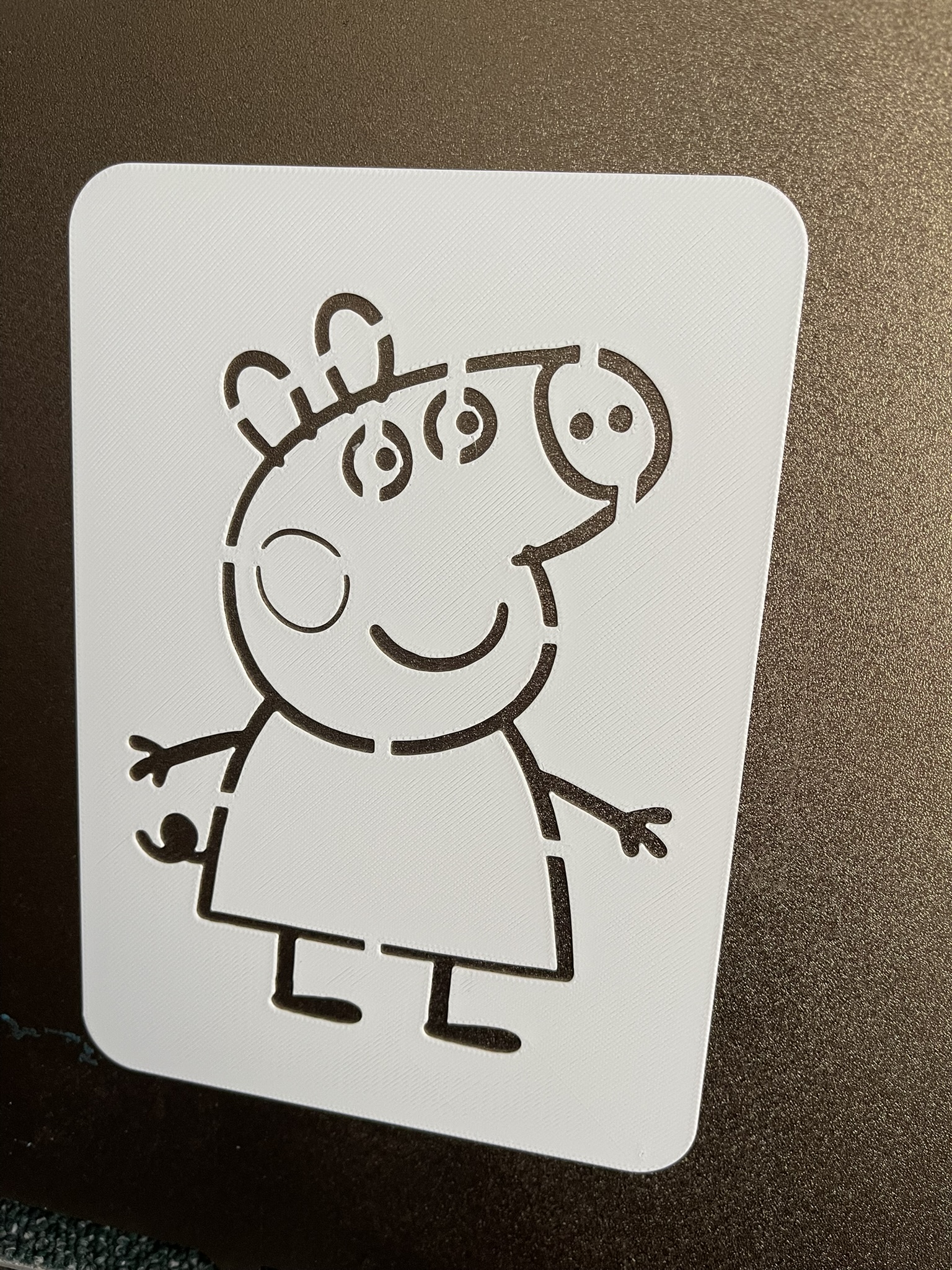 Peppa Pig - Template Stencil for drawing and painting