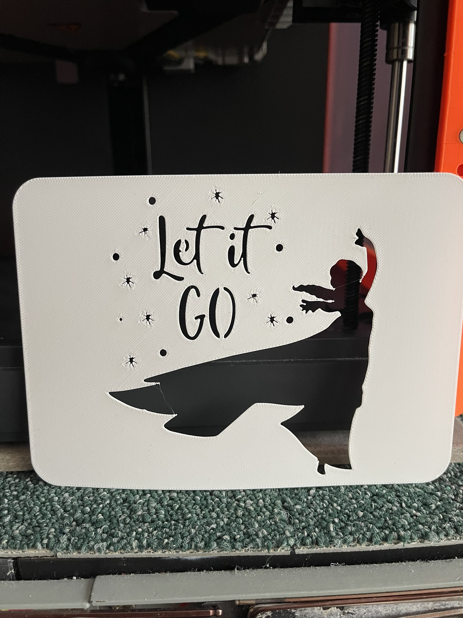 Frozen - Let It Go - Template Stencil for drawing and painting