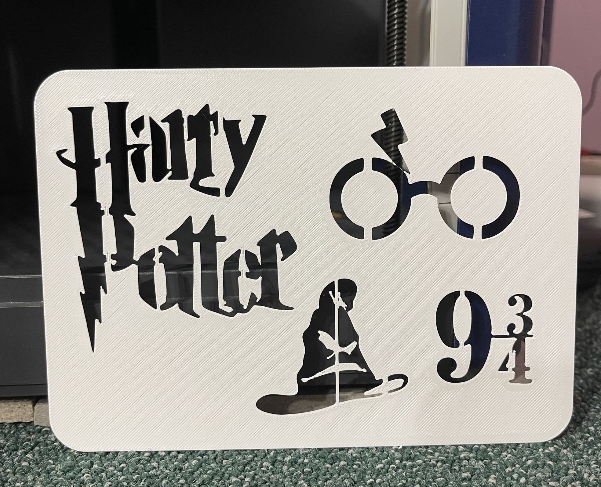 Harry Potter Template Stencil for drawing and painting by ideat0m