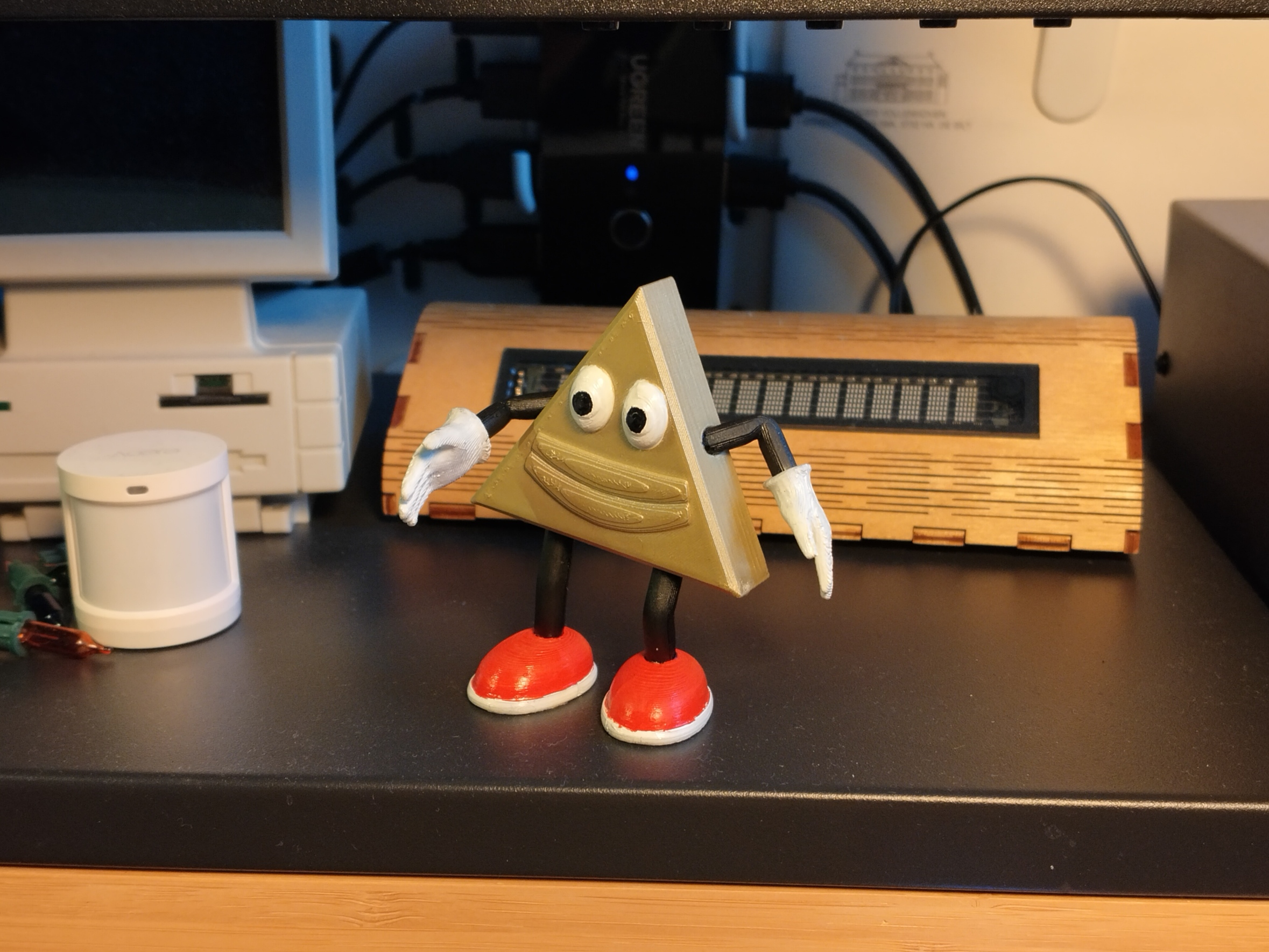 The forbidden one (dancing triangle)