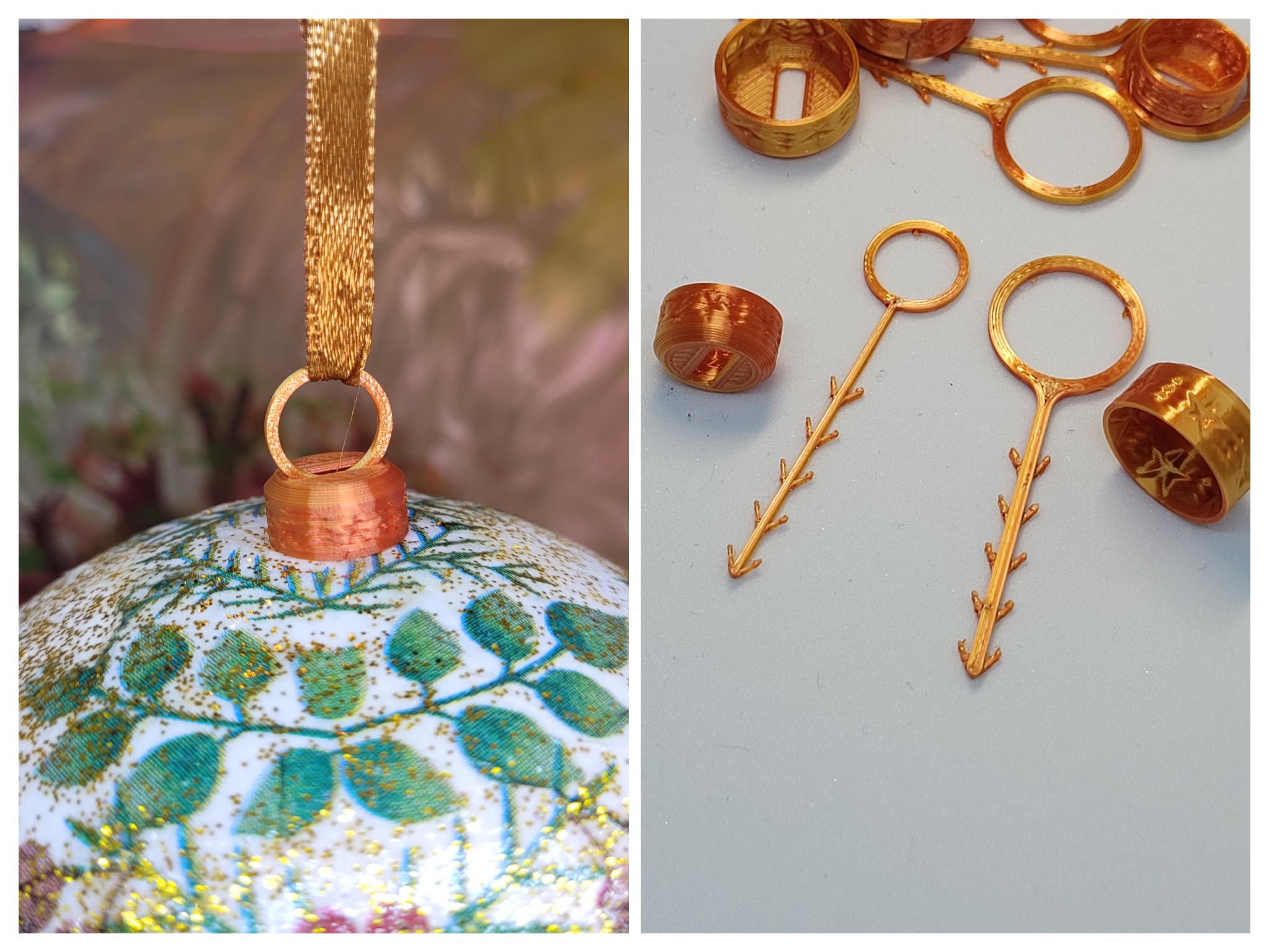 styrofoam bauble ball ornament hanger
