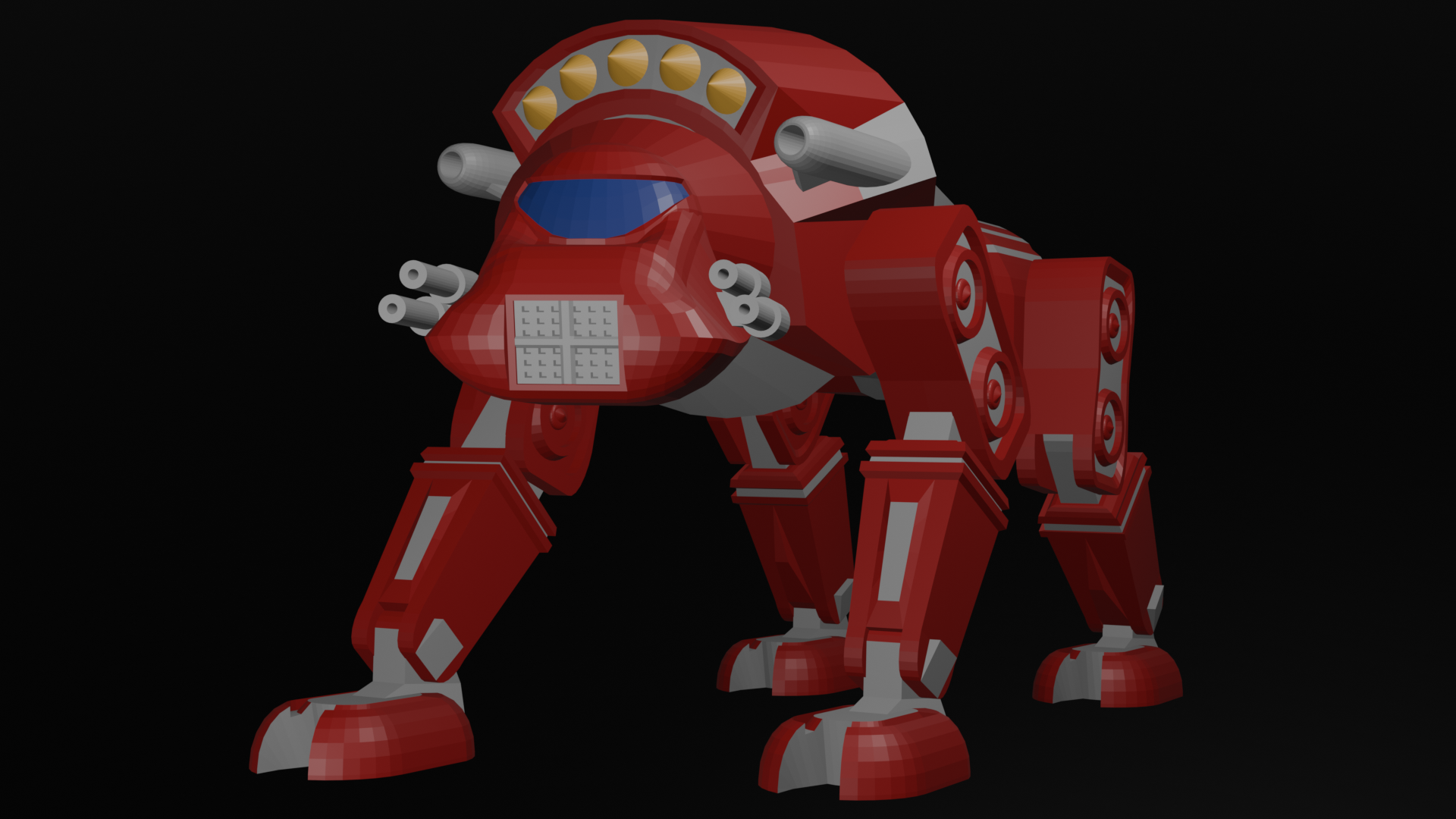 Lion HAWC - Battletech style figure