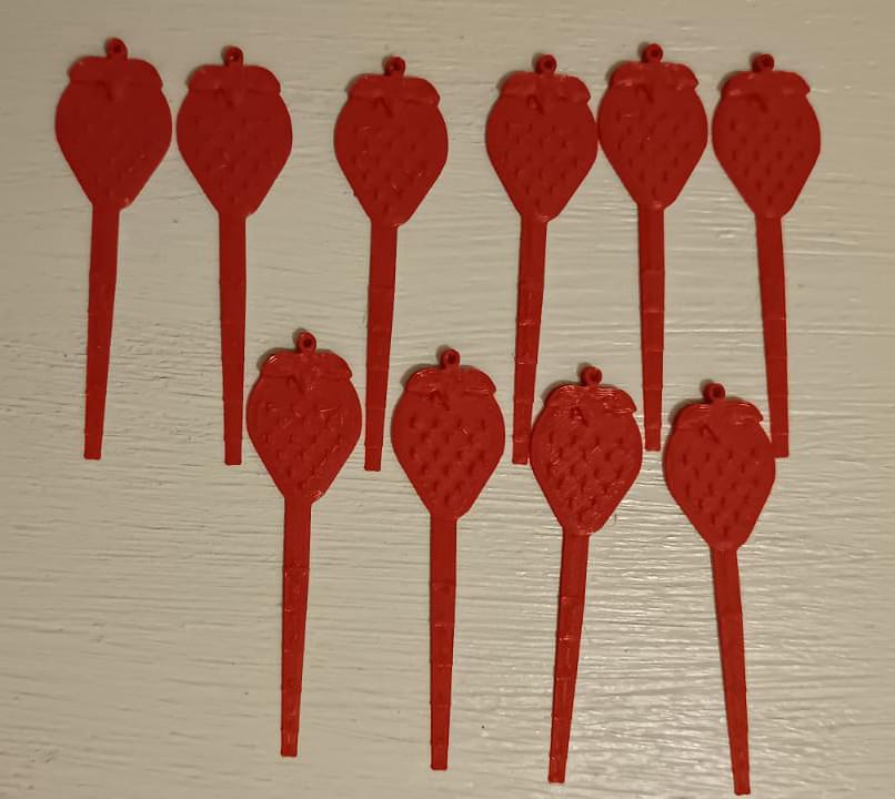 strawberry toothpick