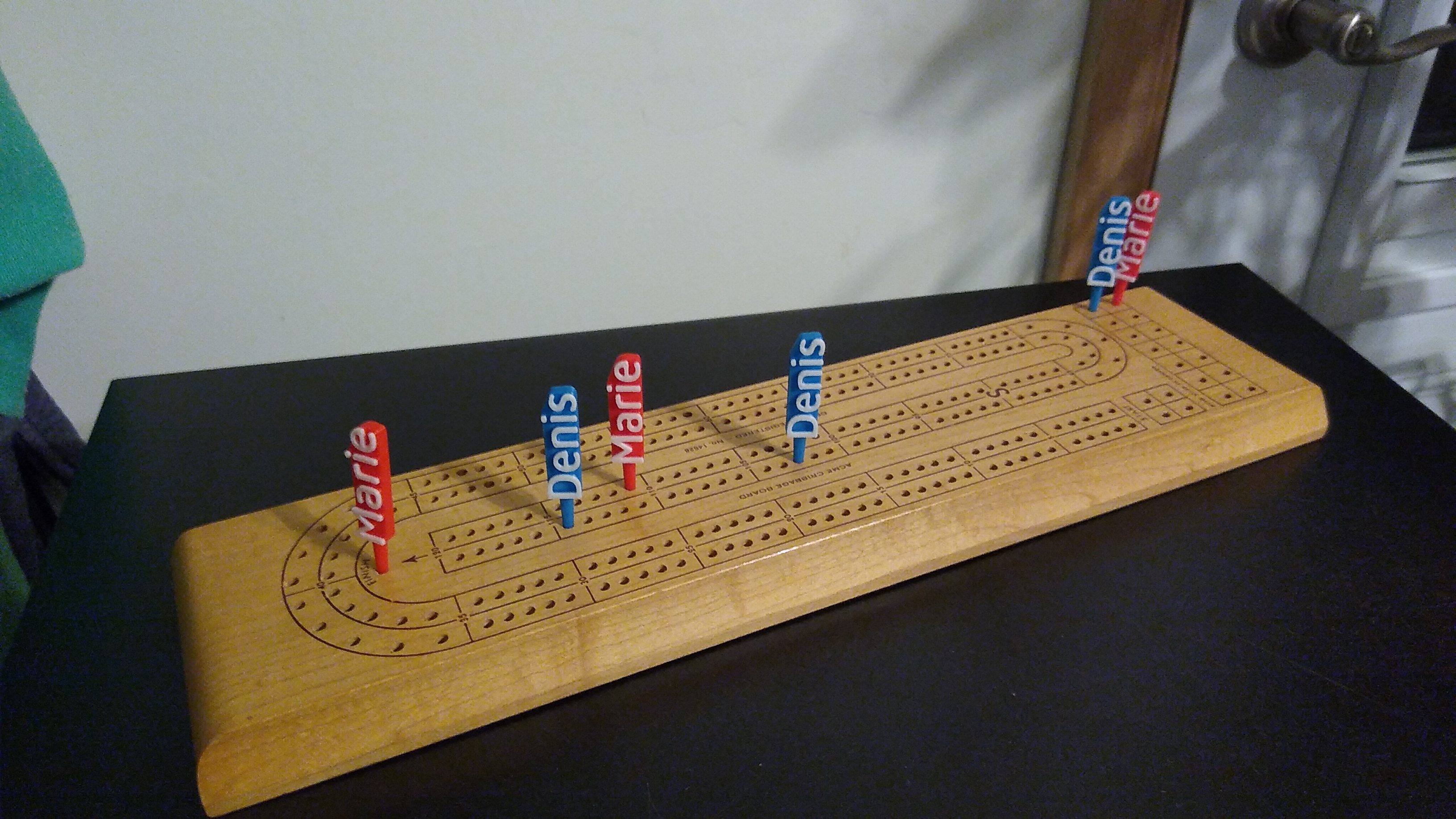 Miniatura 2 do modelo 3D Cribbage peg with your name